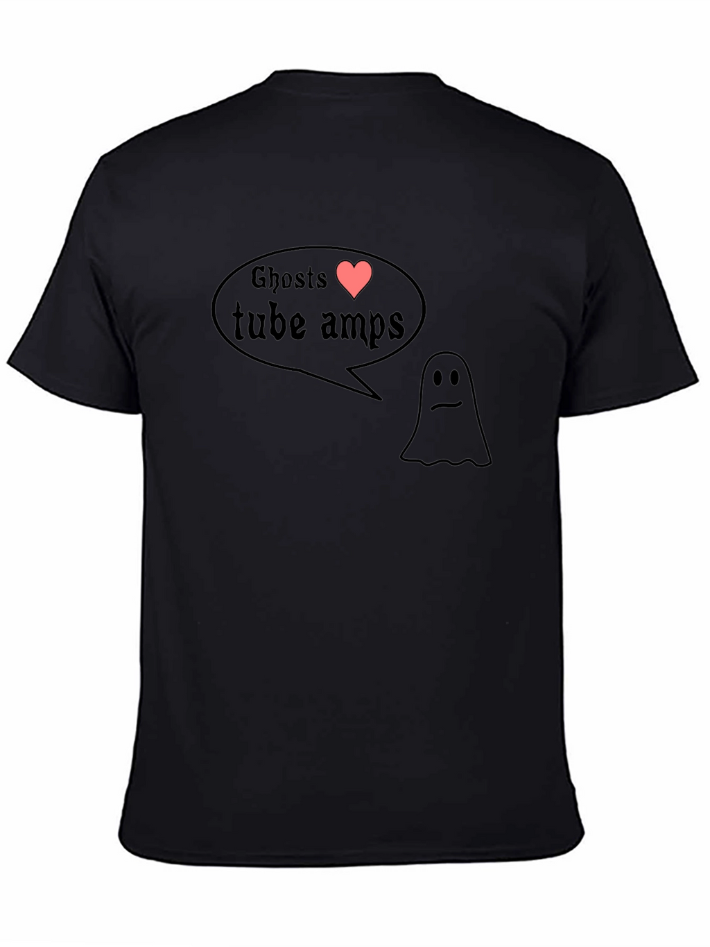 Ghosts Love Tube Amps Graphic T-Shirt