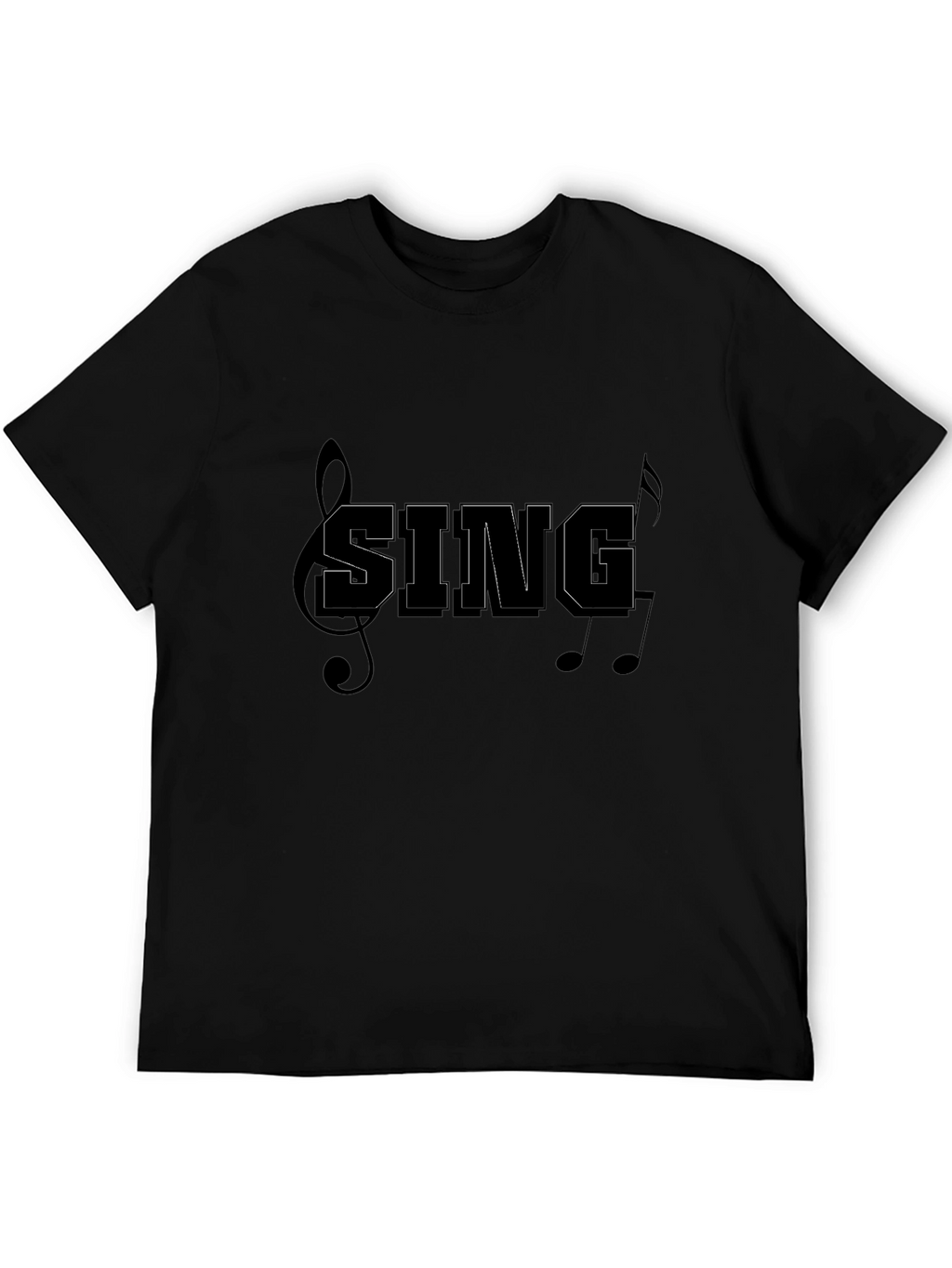 Sing T-Shirt - Music Notes Graphic Tee