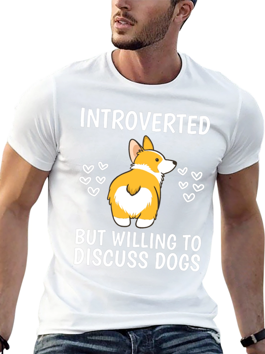 Introverted But Willing To Discuss Dogs T-Shirt