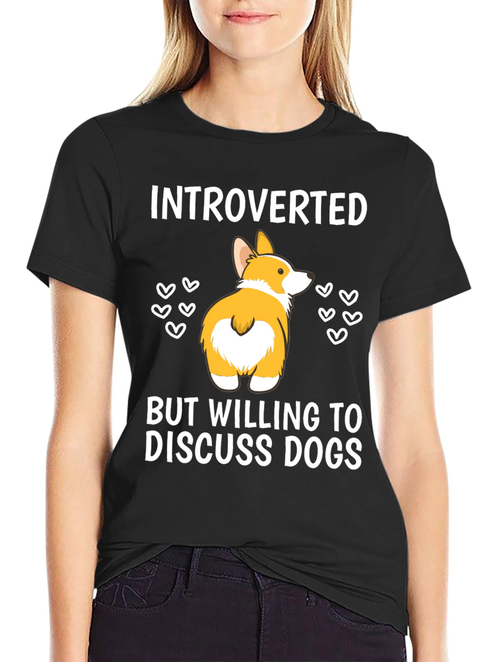 Introverted But Willing To Discuss Dogs T-Shirt