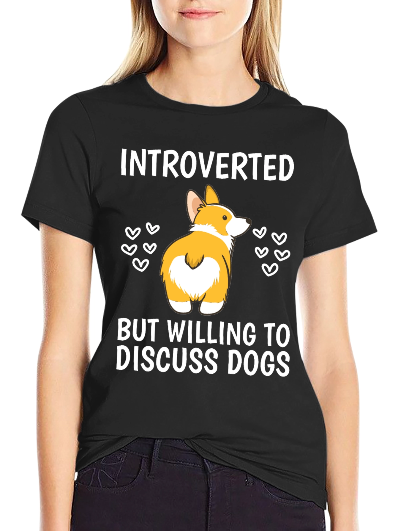 Introverted But Willing To Discuss Dogs T-Shirt