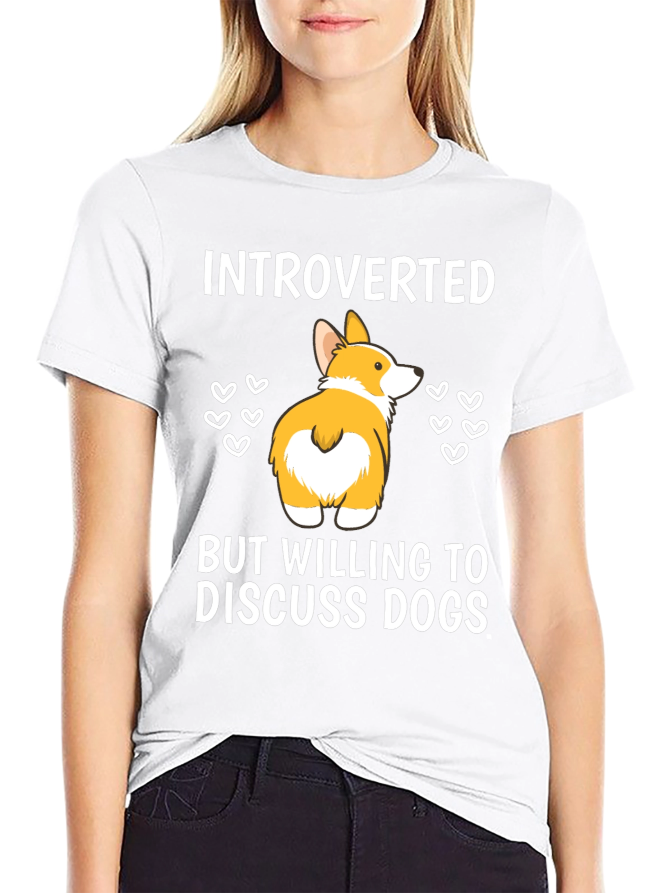 Introverted But Willing To Discuss Dogs T-Shirt