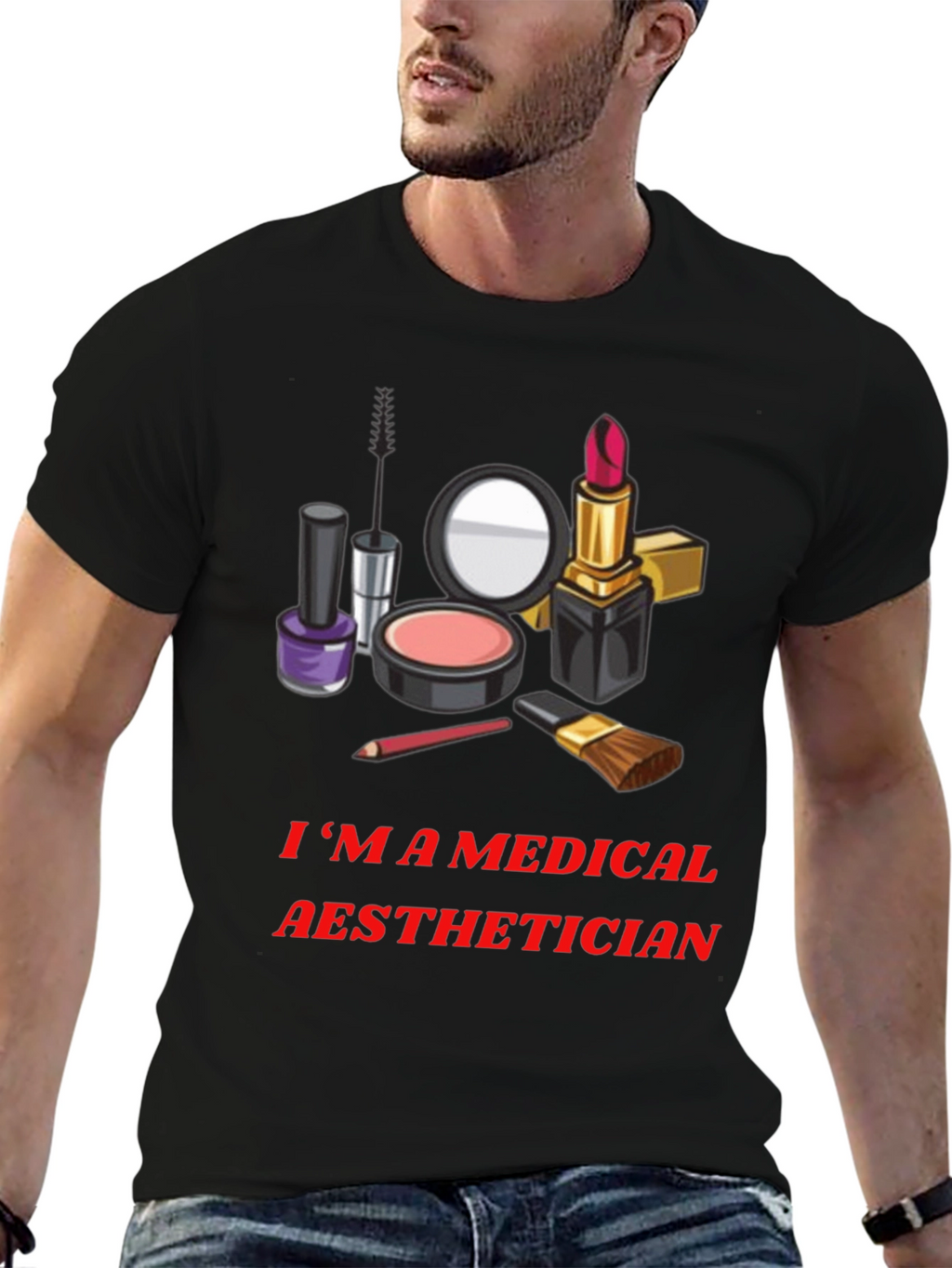 Medical Aesthetician T-Shirt - Makeup Artist Graphic Tee