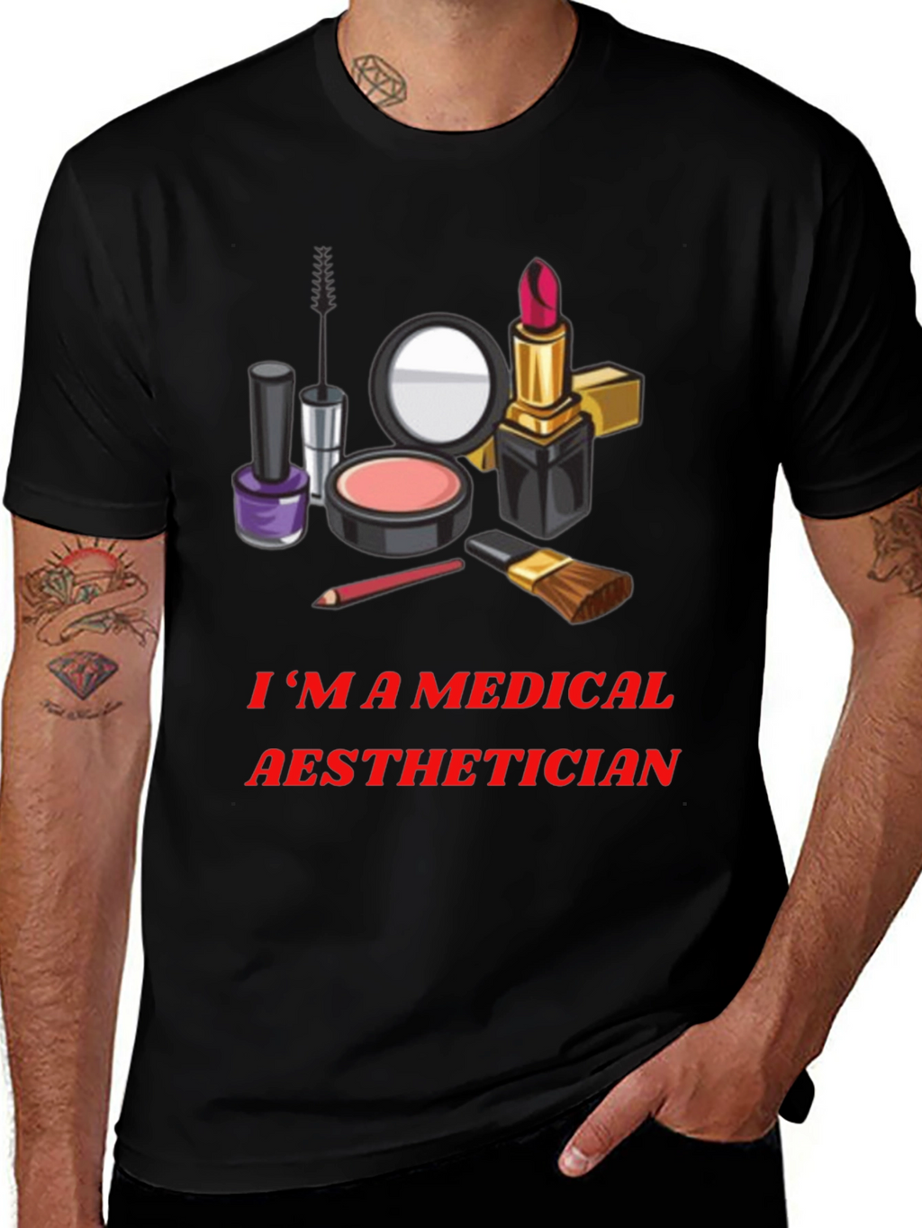 Medical Aesthetician T-Shirt - Makeup Artist Graphic Tee