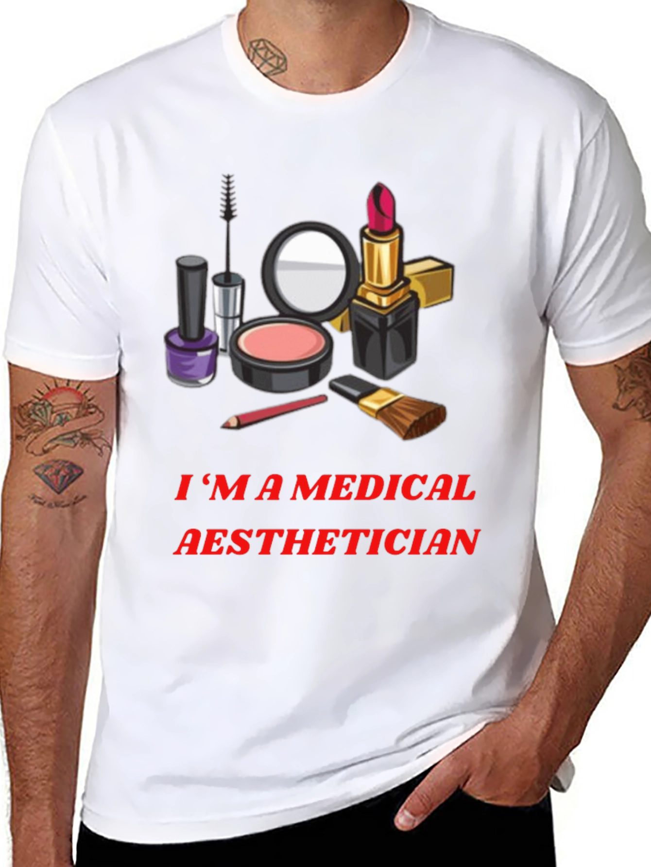 Medical Aesthetician T-Shirt - Makeup Artist Graphic Tee