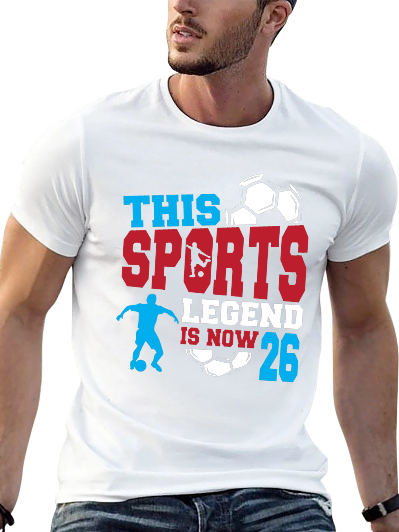 Sports Legend 26th Birthday Soccer T-Shirt