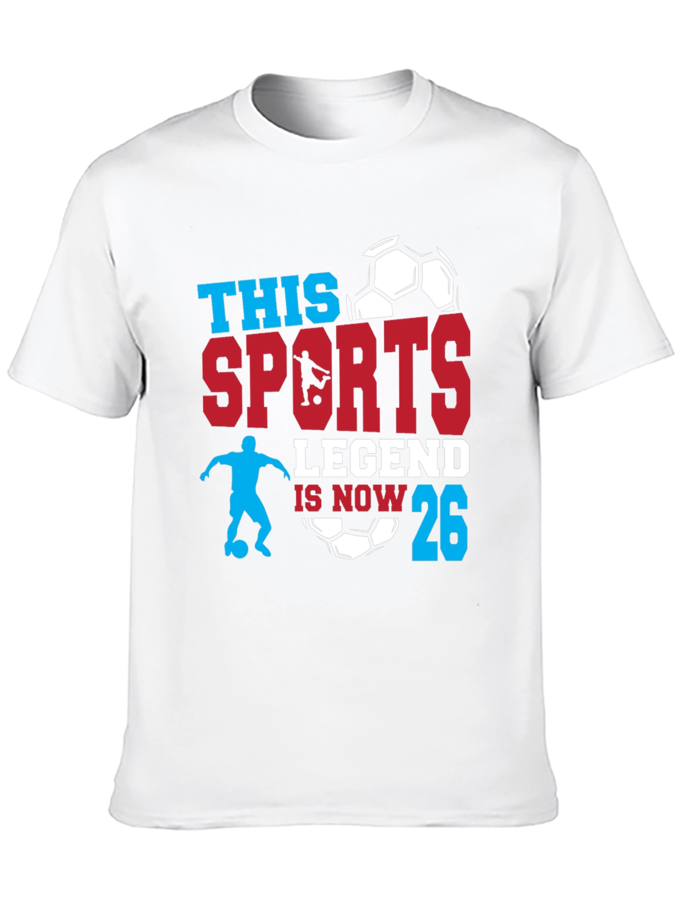 Sports Legend 26th Birthday Soccer T-Shirt