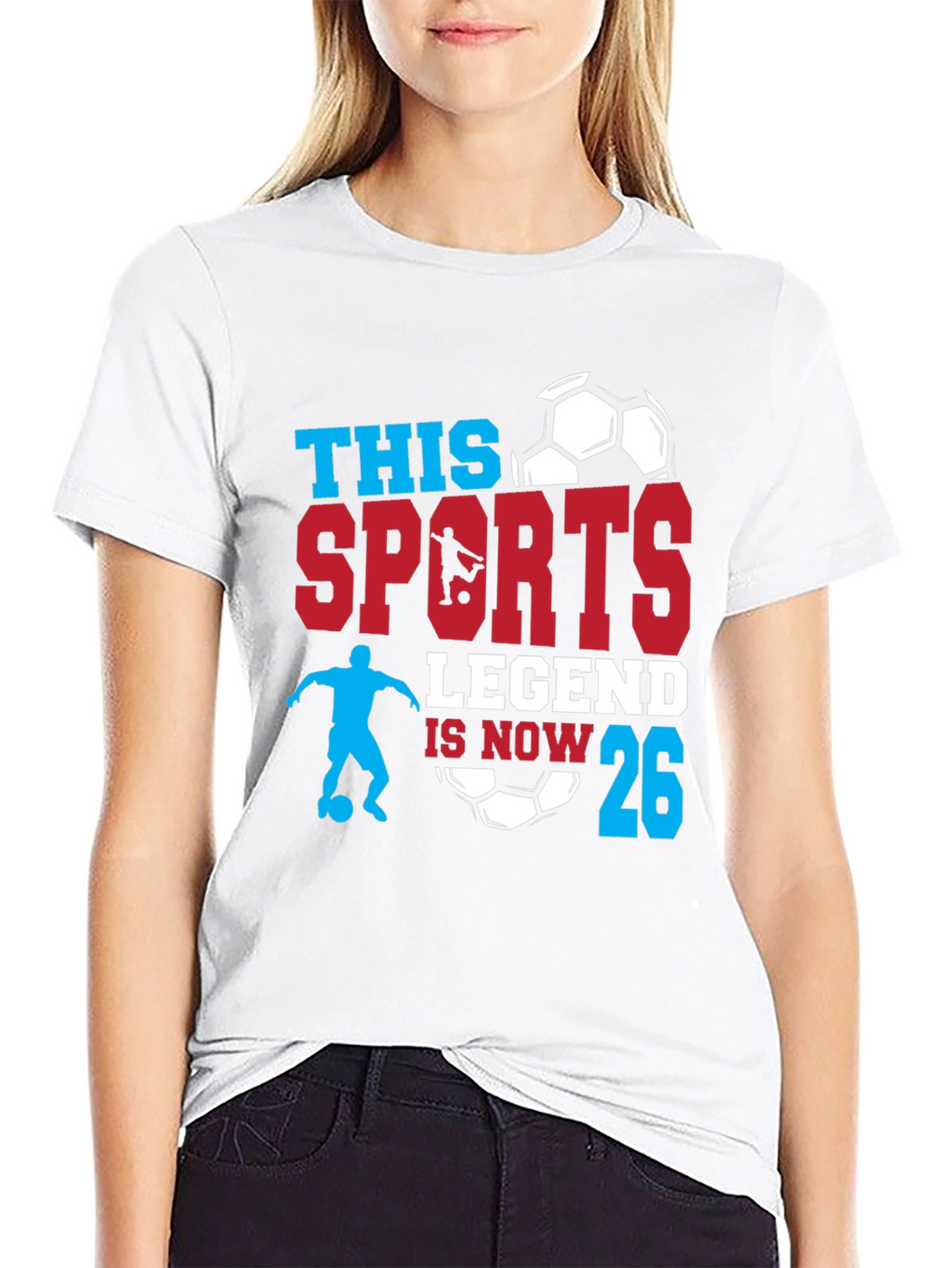 Sports Legend 26th Birthday Soccer T-Shirt