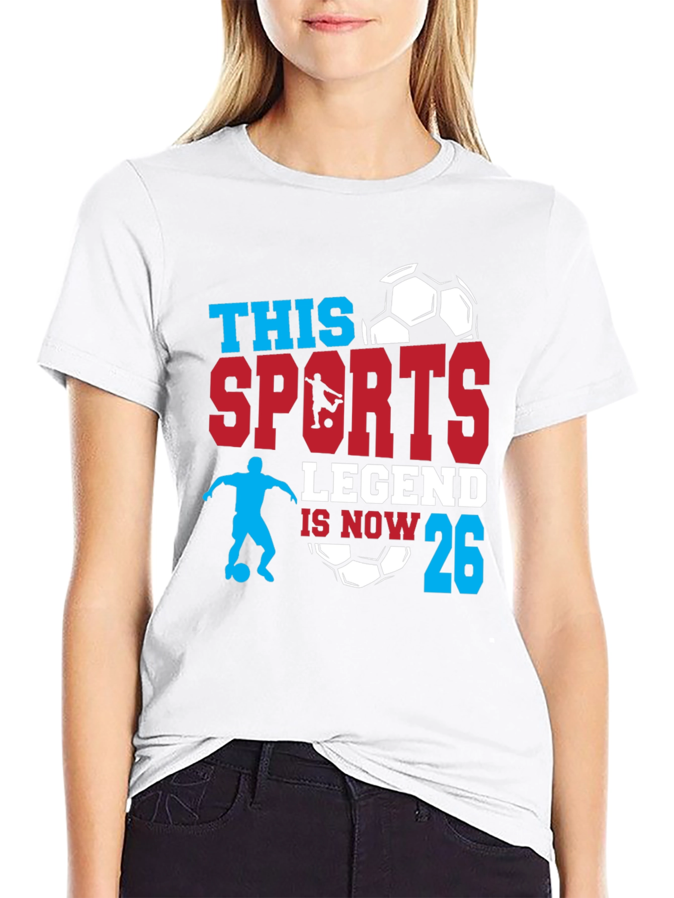 Sports Legend 26th Birthday Soccer T-Shirt