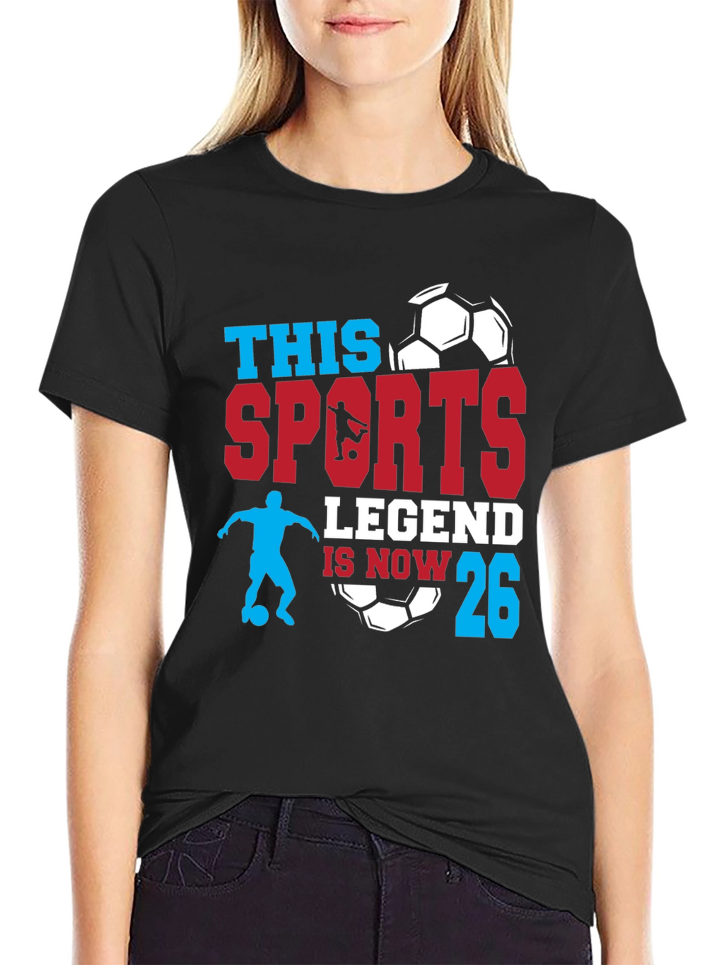 Sports Legend 26th Birthday Soccer T-Shirt