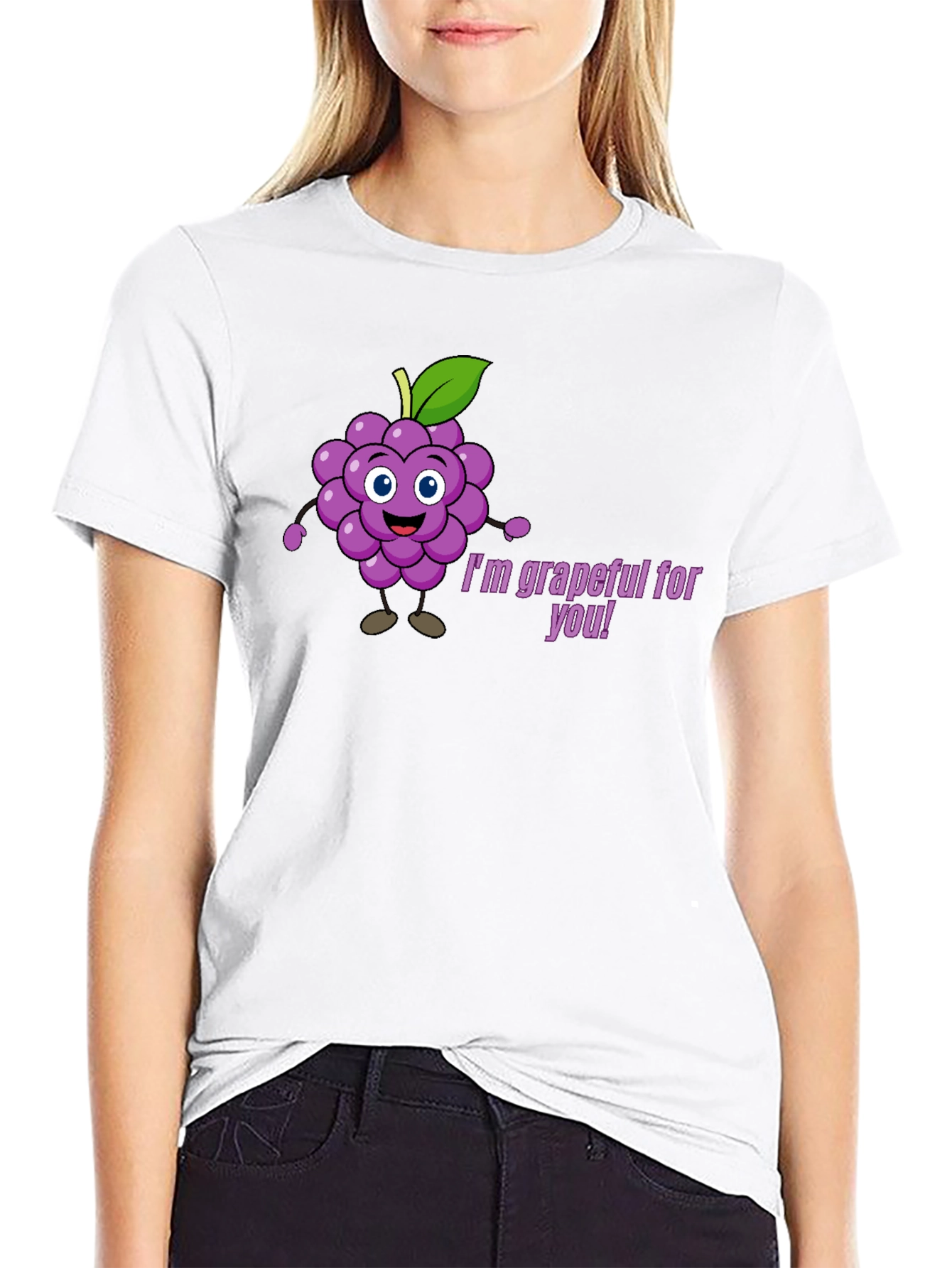 Im Grapeful for You Graphic Tee