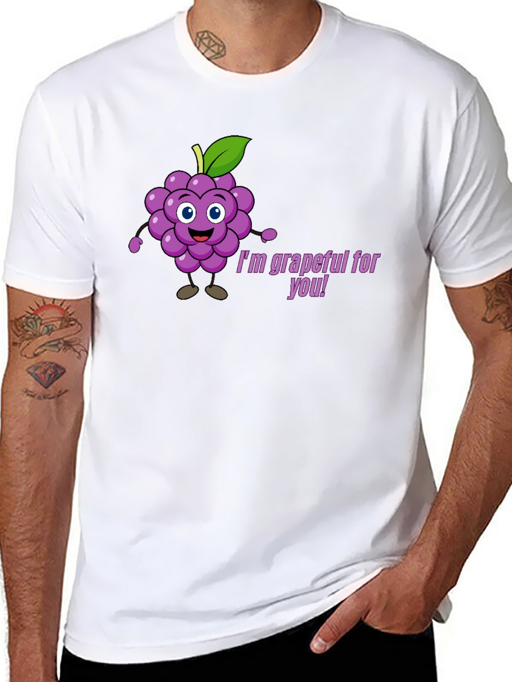 Im Grapeful for You Graphic Tee