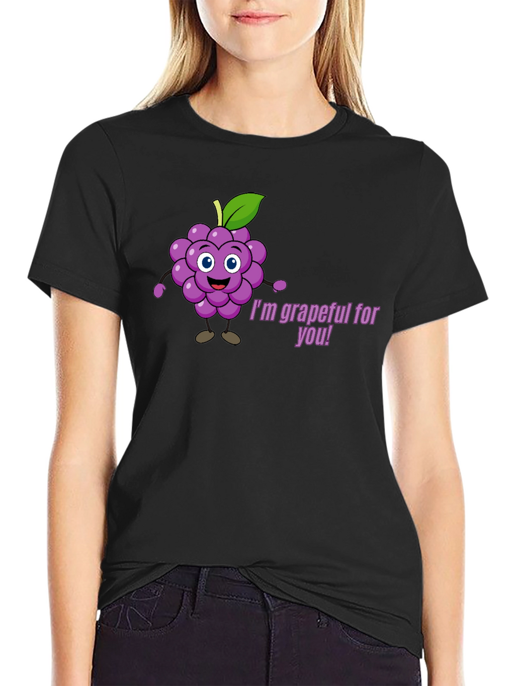 Im Grapeful for You Graphic Tee
