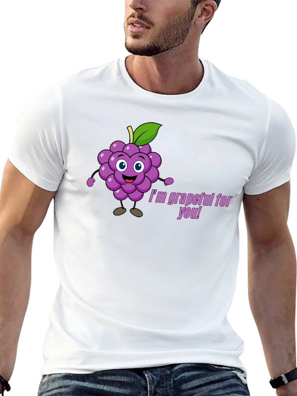 Im Grapeful for You Graphic Tee