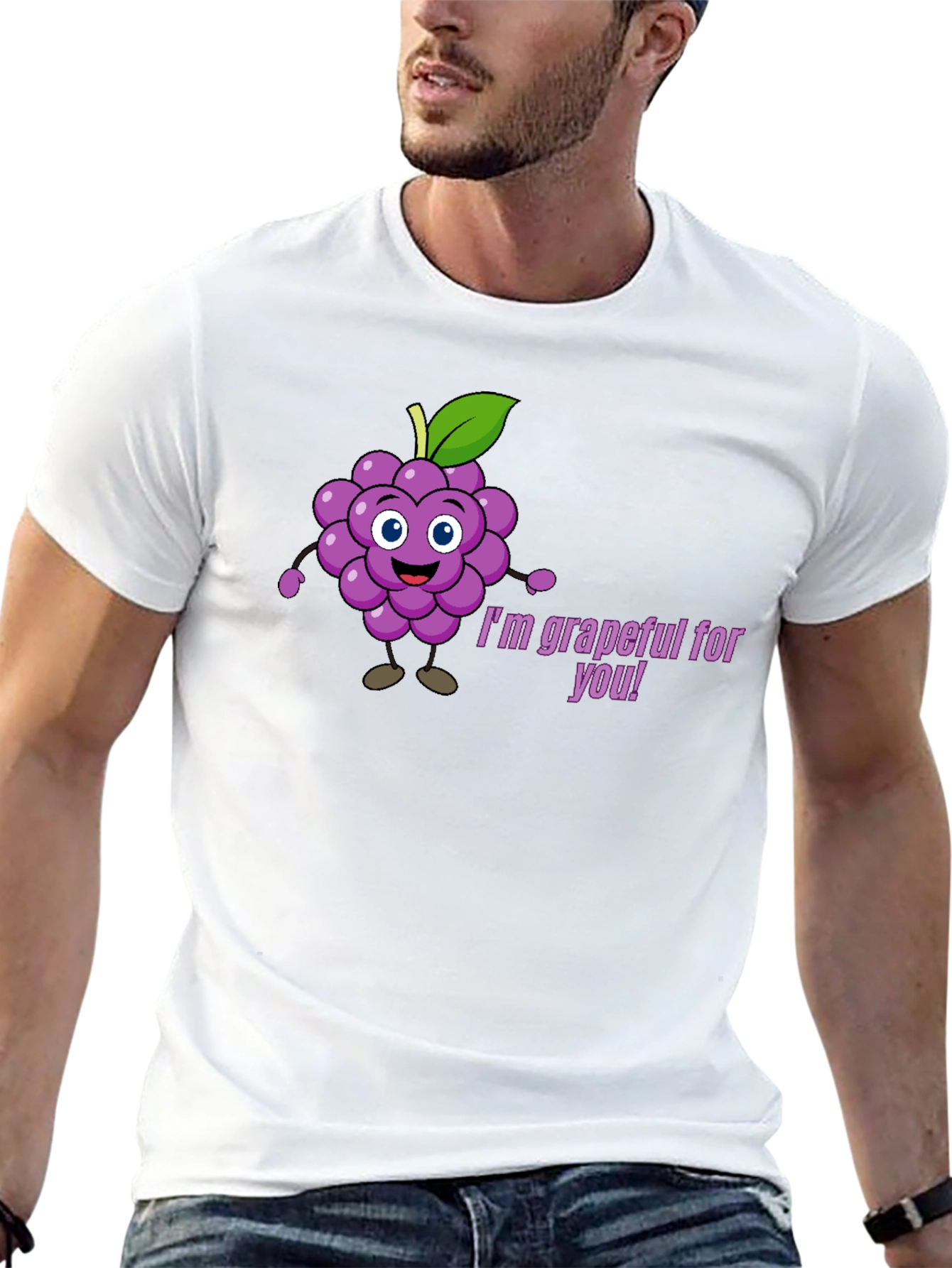 Im Grapeful for You Graphic Tee