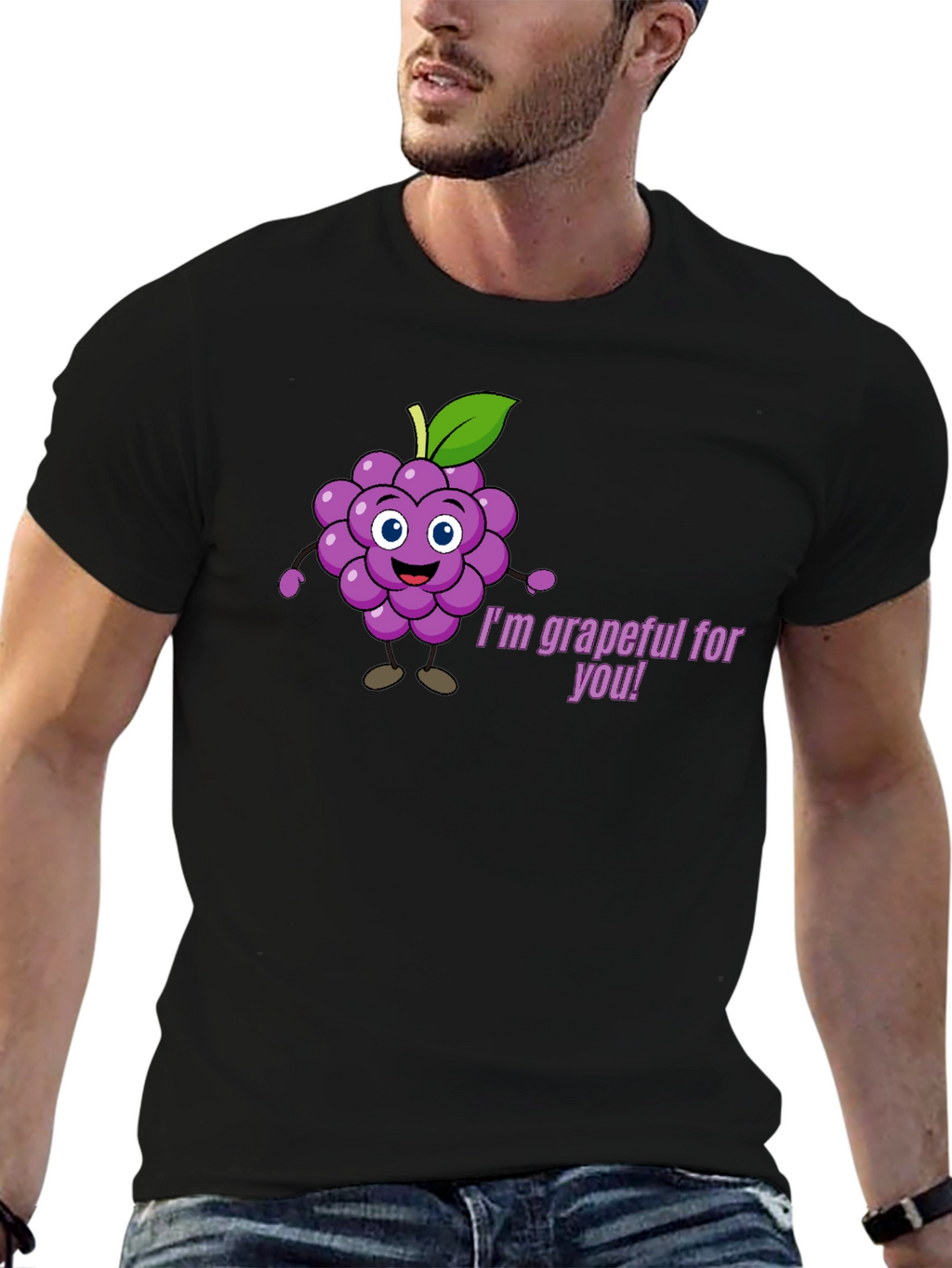 Im Grapeful for You Graphic Tee