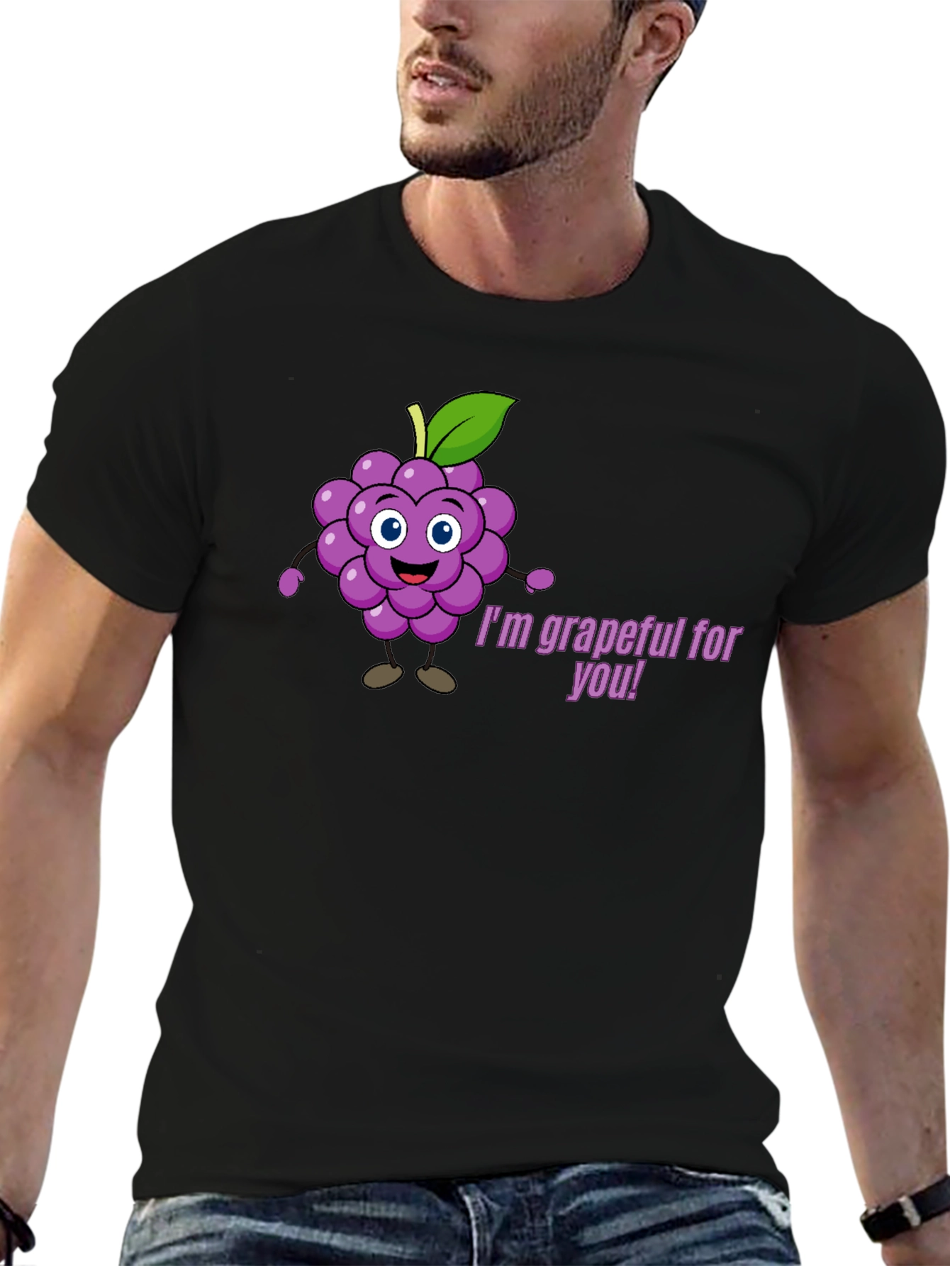 Im Grapeful for You Graphic Tee