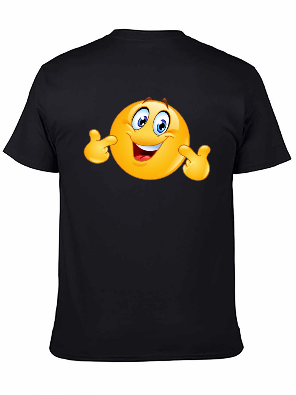 Funny Emoji Black T-Shirt