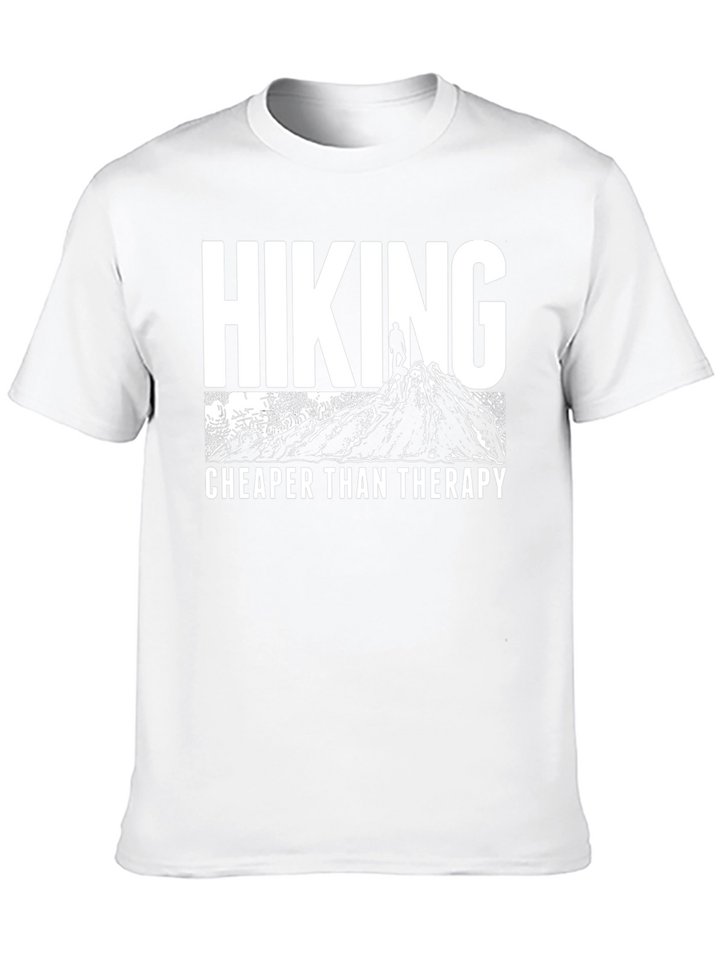 Hiking Cheaper Than Therapy Tee - Outdoors Adventure