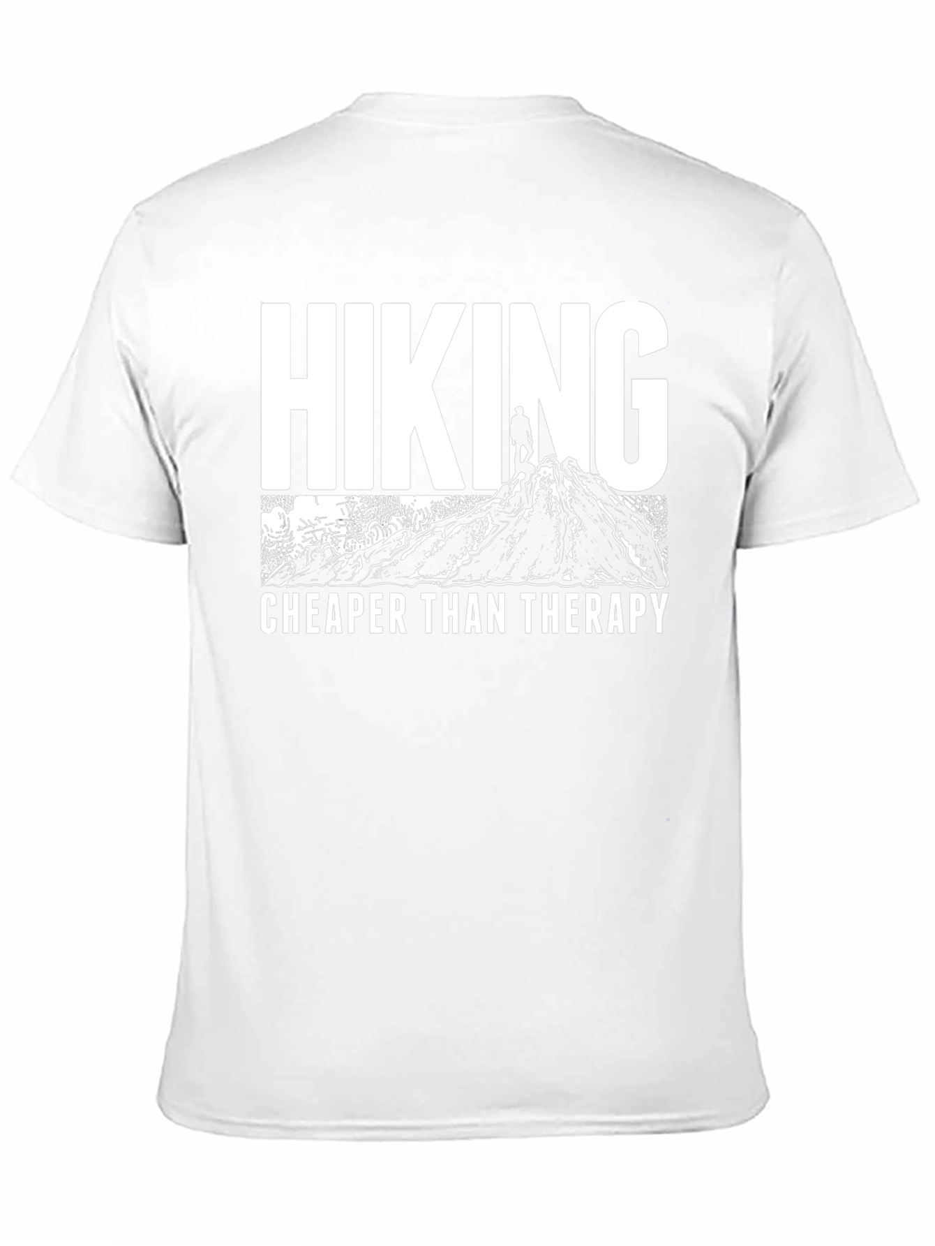 Hiking Cheaper Than Therapy Tee - Outdoors Adventure