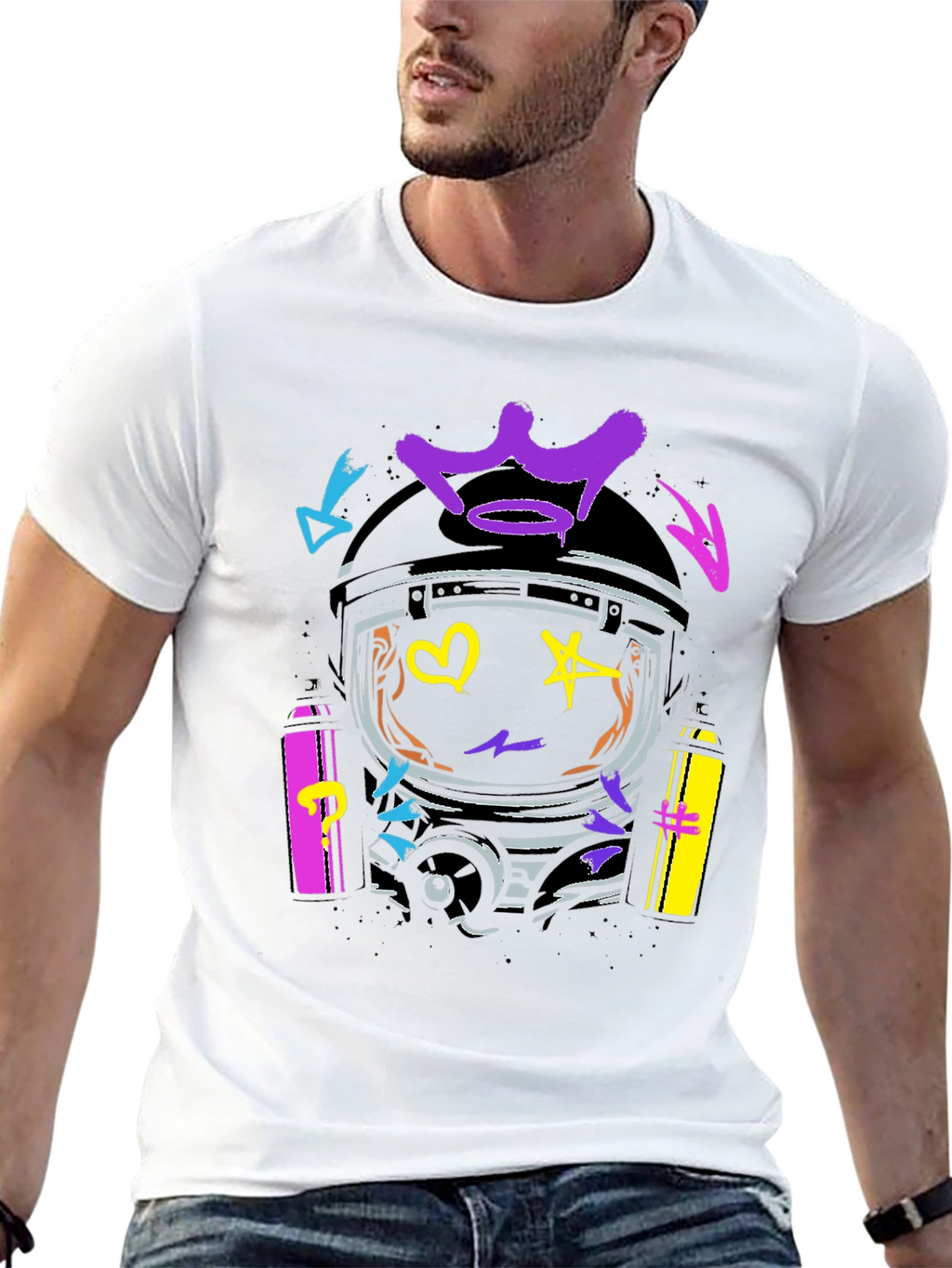 Astronaut Graffiti Tee