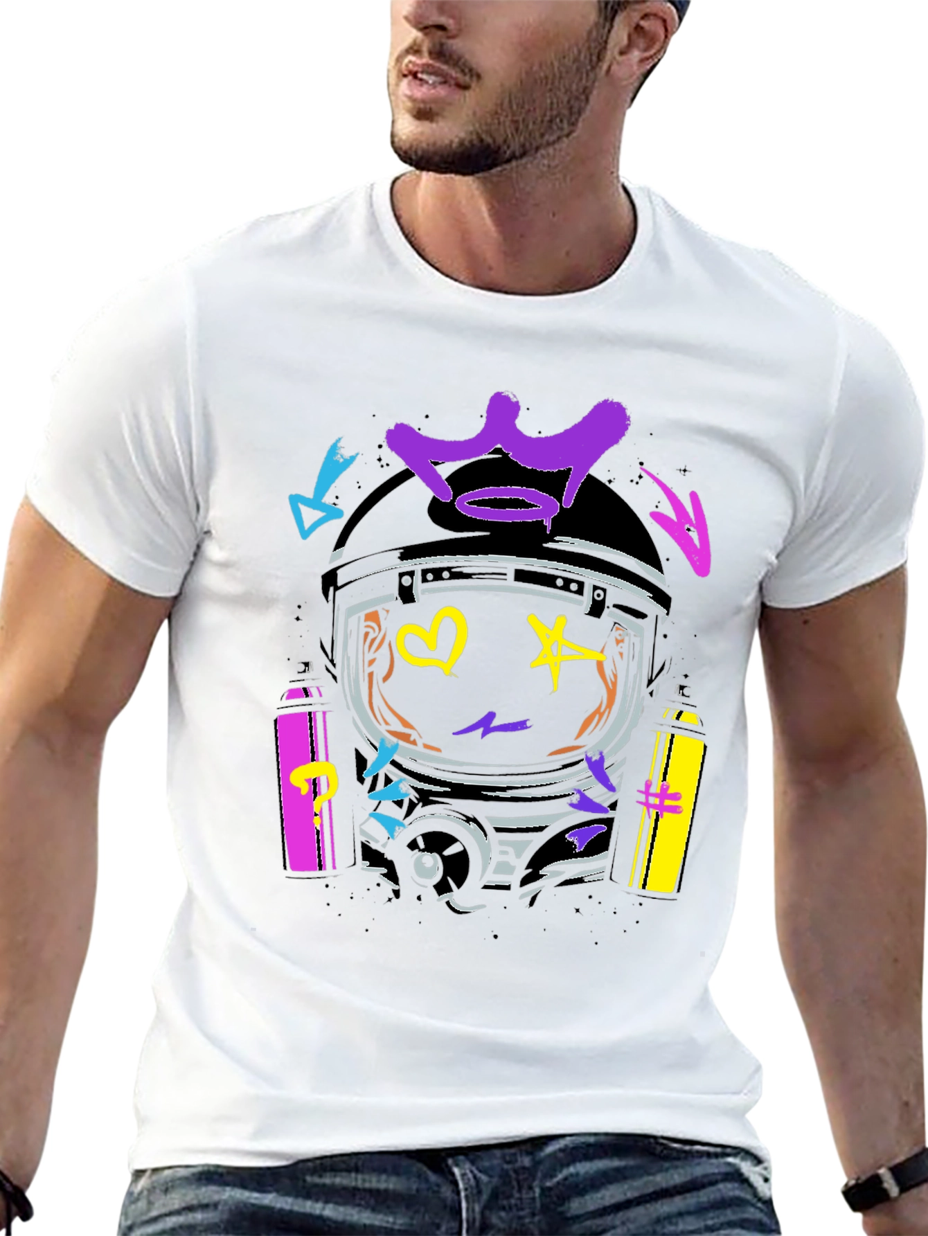 Astronaut Graffiti Tee