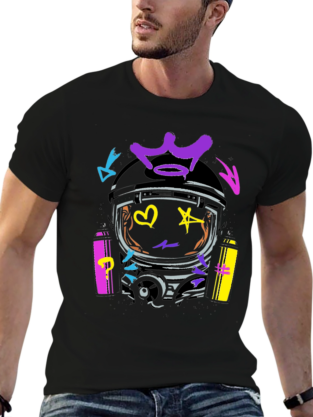 Astronaut Graffiti Tee