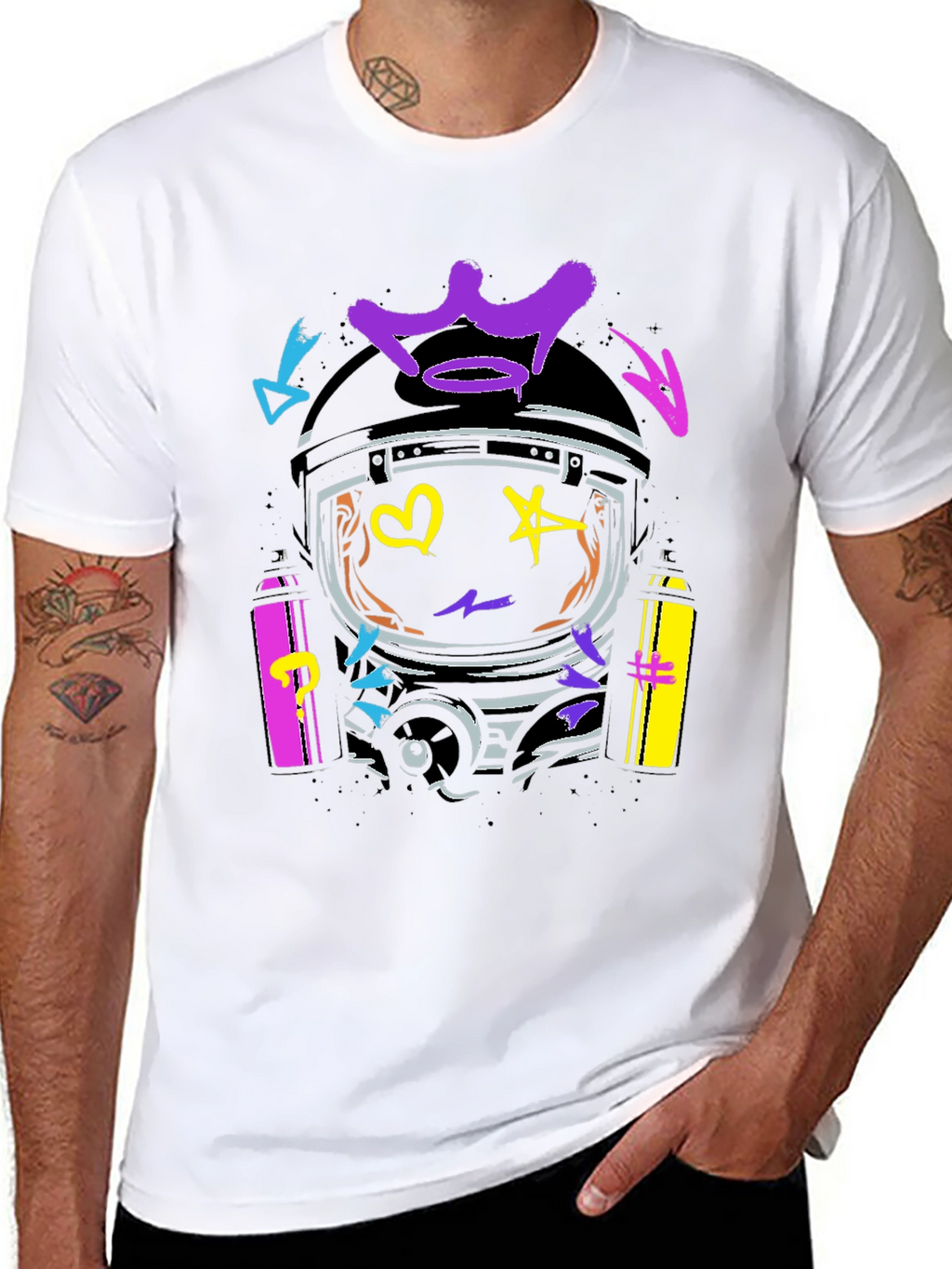 Astronaut Graffiti Tee