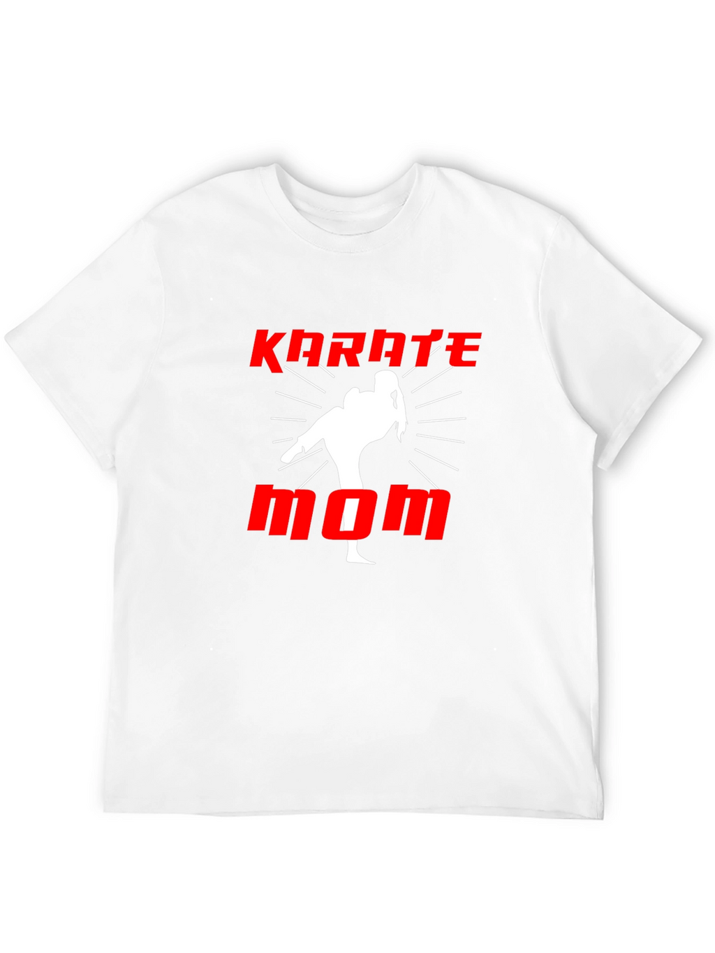 Karate Mom Black Graphic T-Shirt