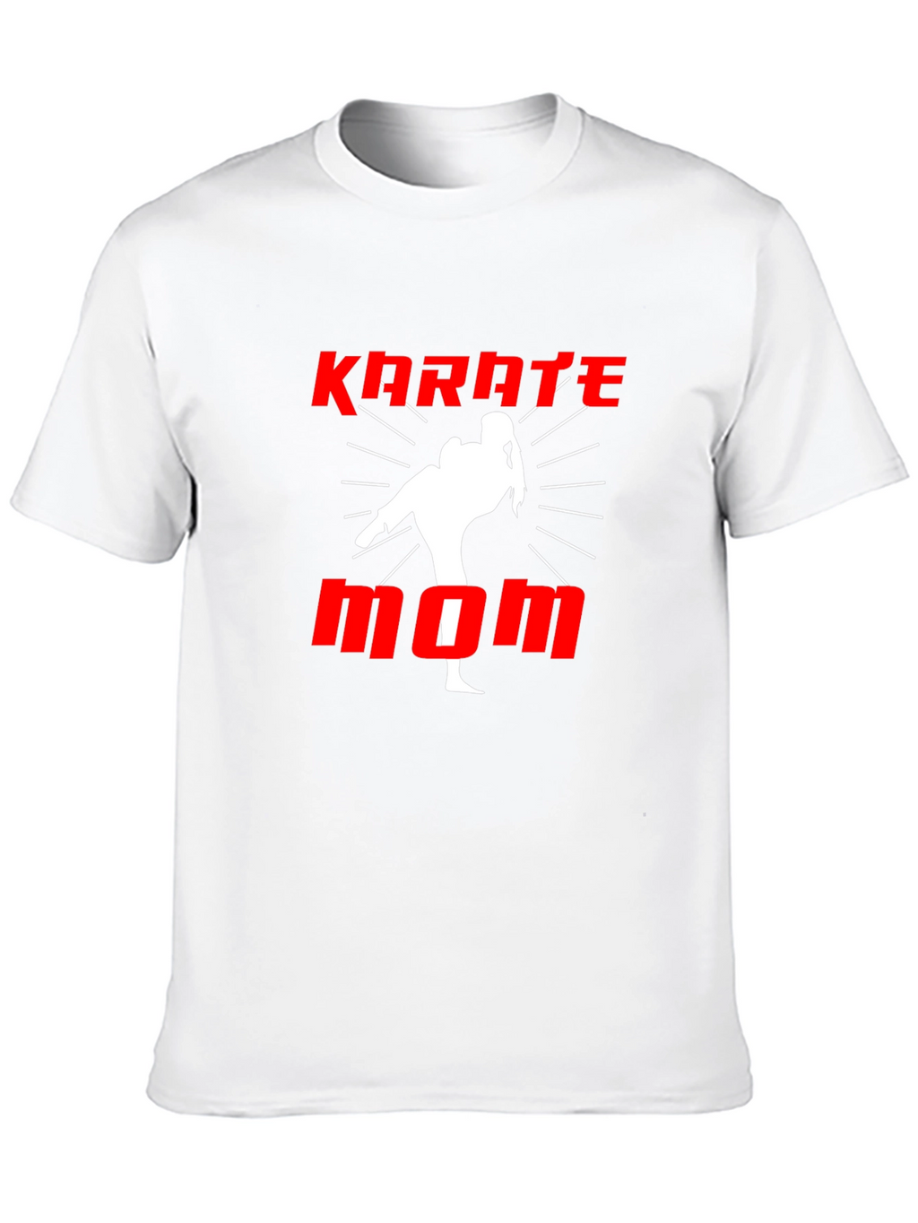 Karate Mom Black Graphic T-Shirt