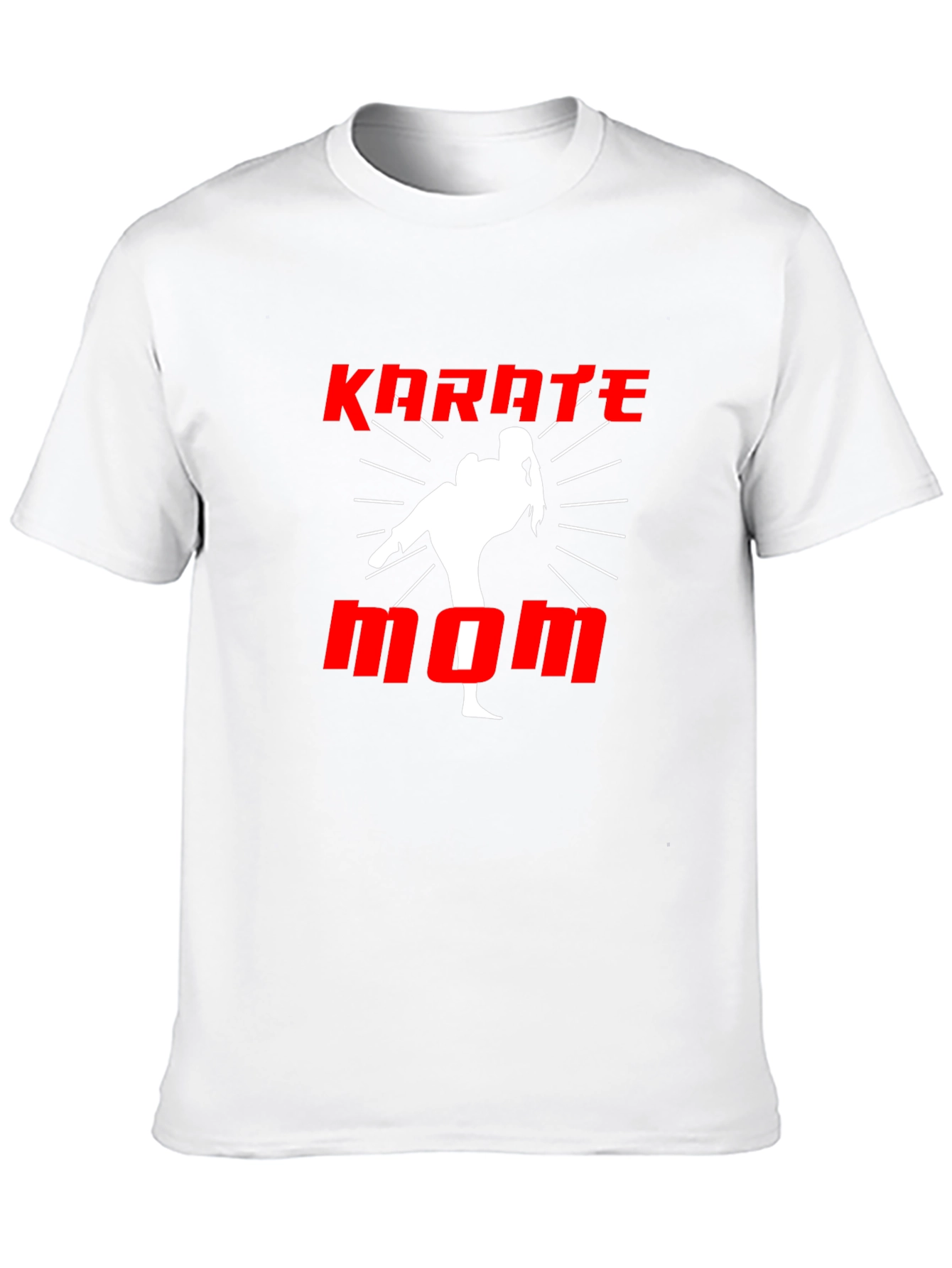 Karate Mom Black Graphic T-Shirt