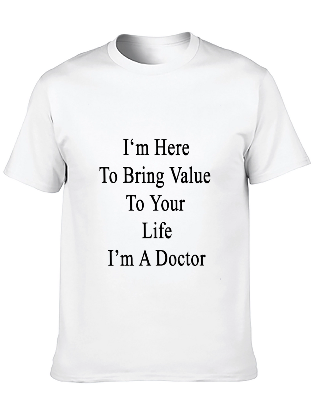 Doctor Value Black T-Shirt