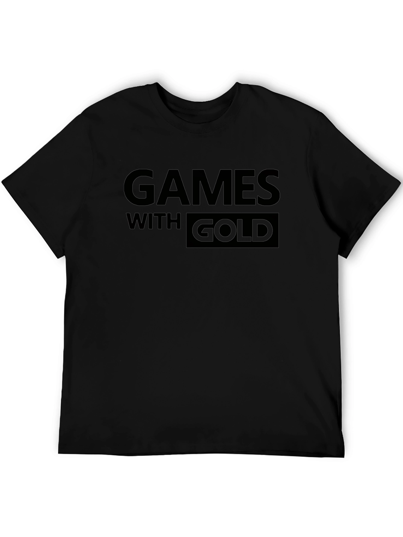 Games With Gold Black Graphic Tee