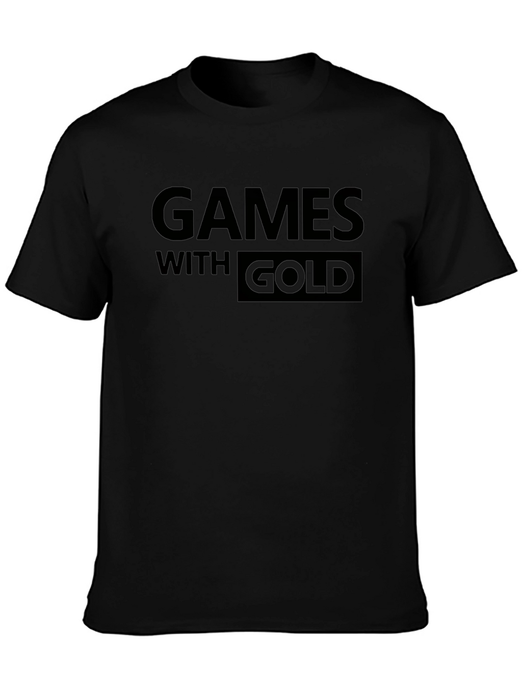 Games With Gold Black Graphic Tee
