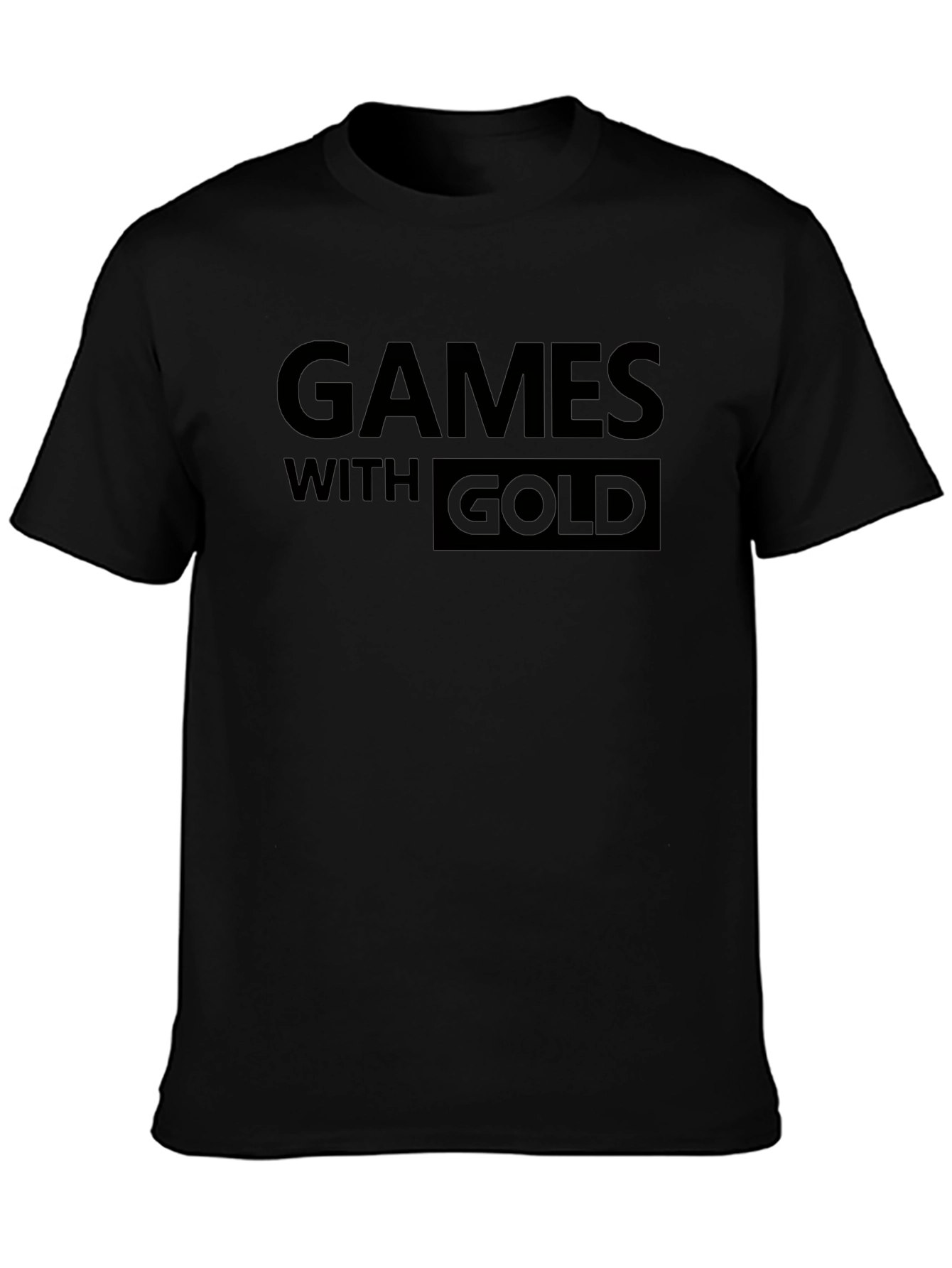 Games With Gold Black Graphic Tee