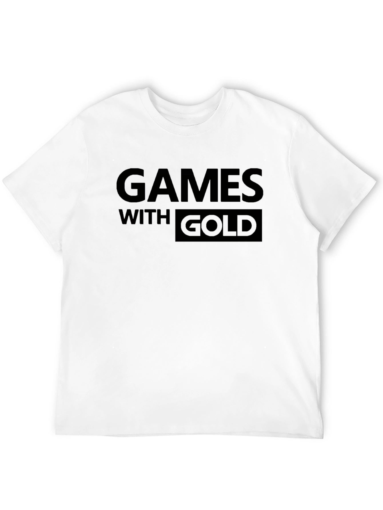 Games With Gold Black Graphic Tee