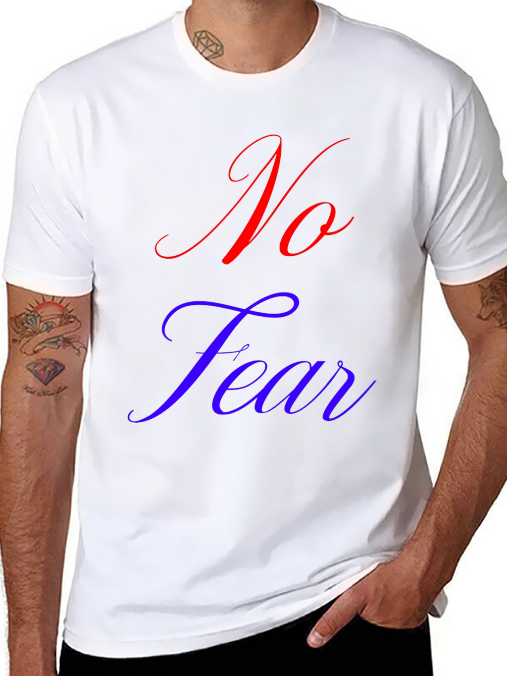 No Fear Graphic T-Shirt - Black