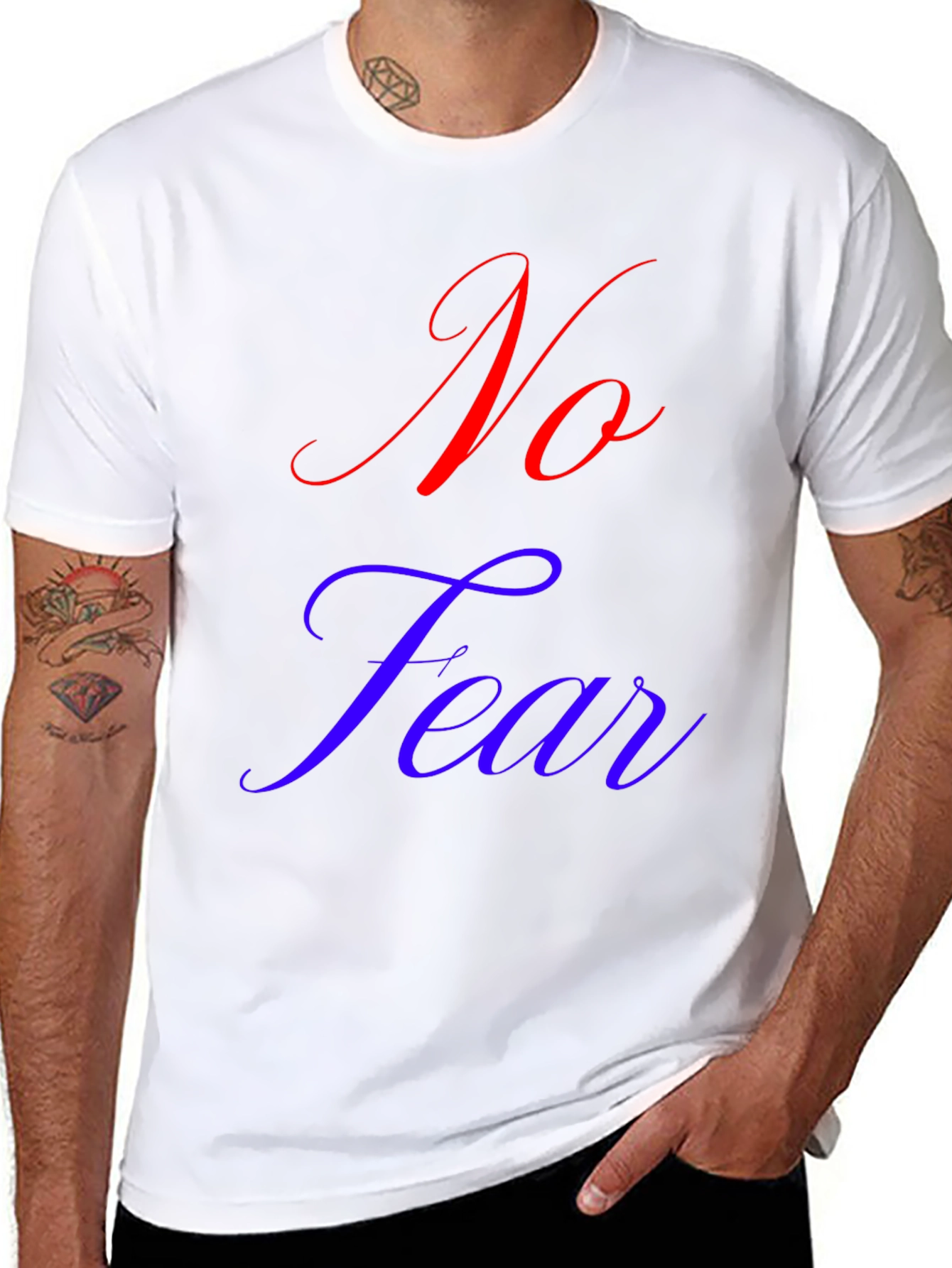 No Fear Graphic T-Shirt - Black