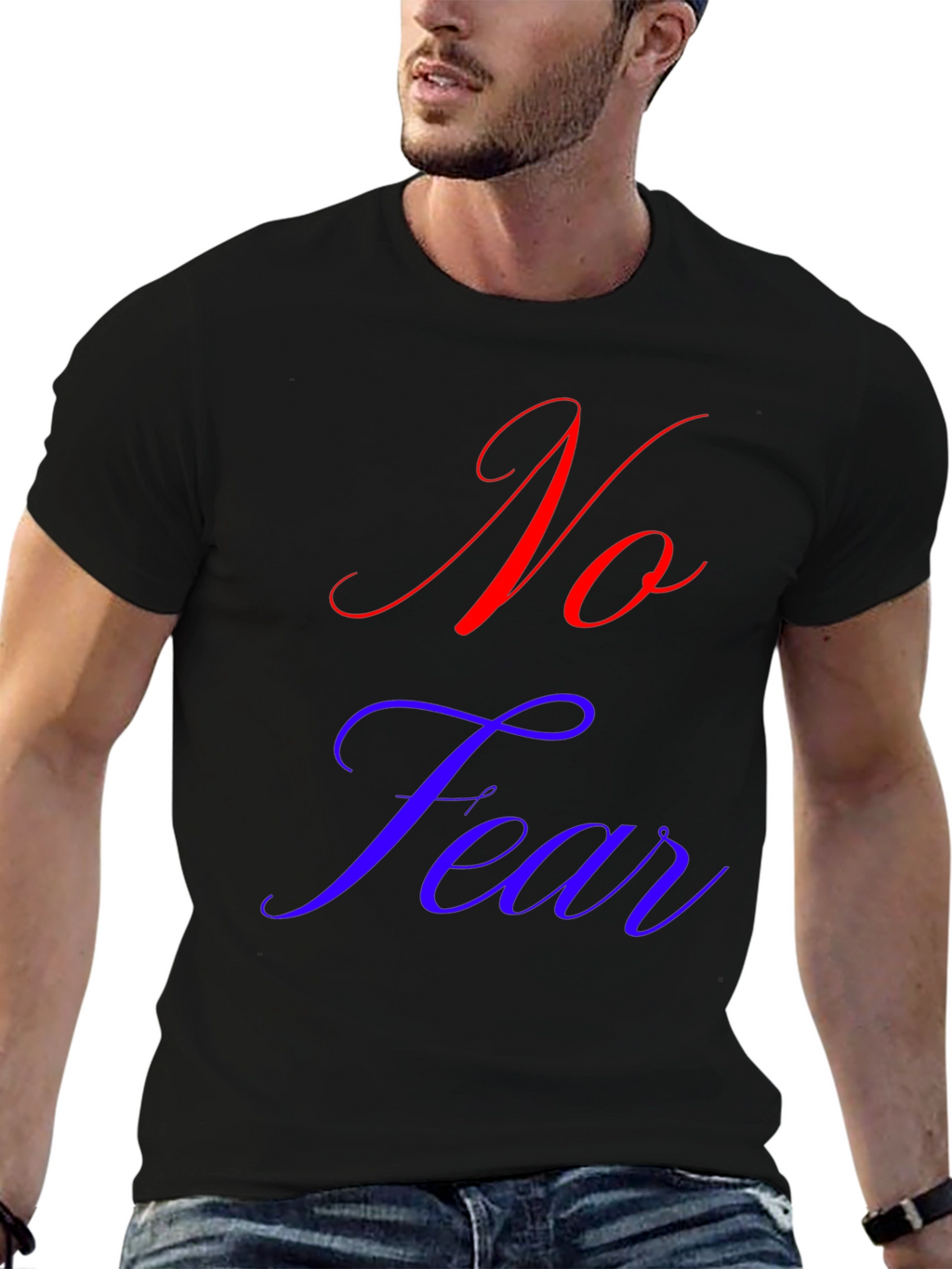 No Fear Graphic T-Shirt - Black