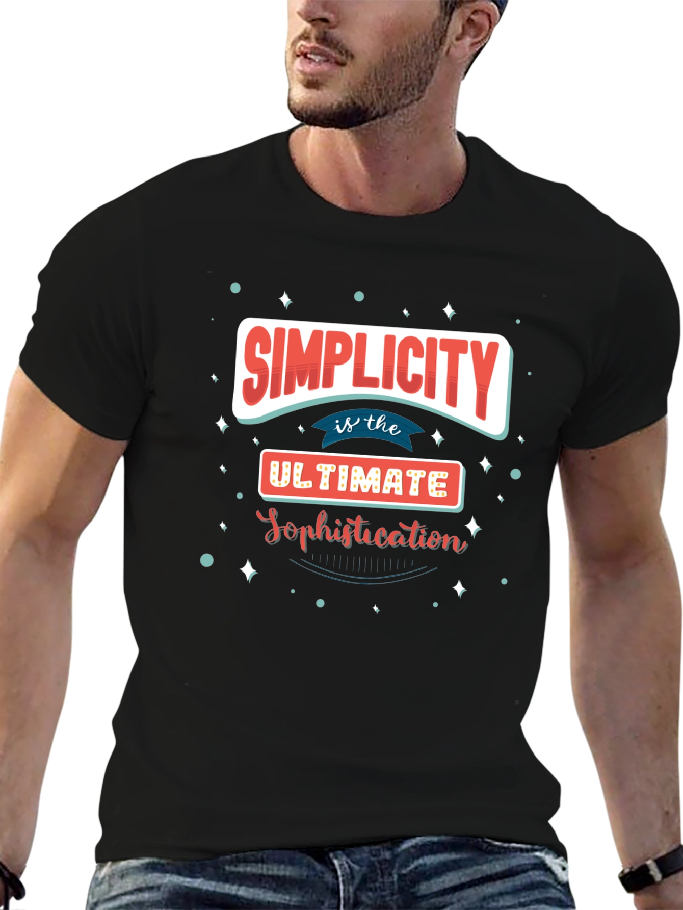 Simplicity is Sophistication Graphic T-Shirt