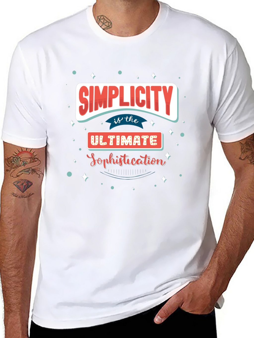Simplicity is Sophistication Graphic T-Shirt