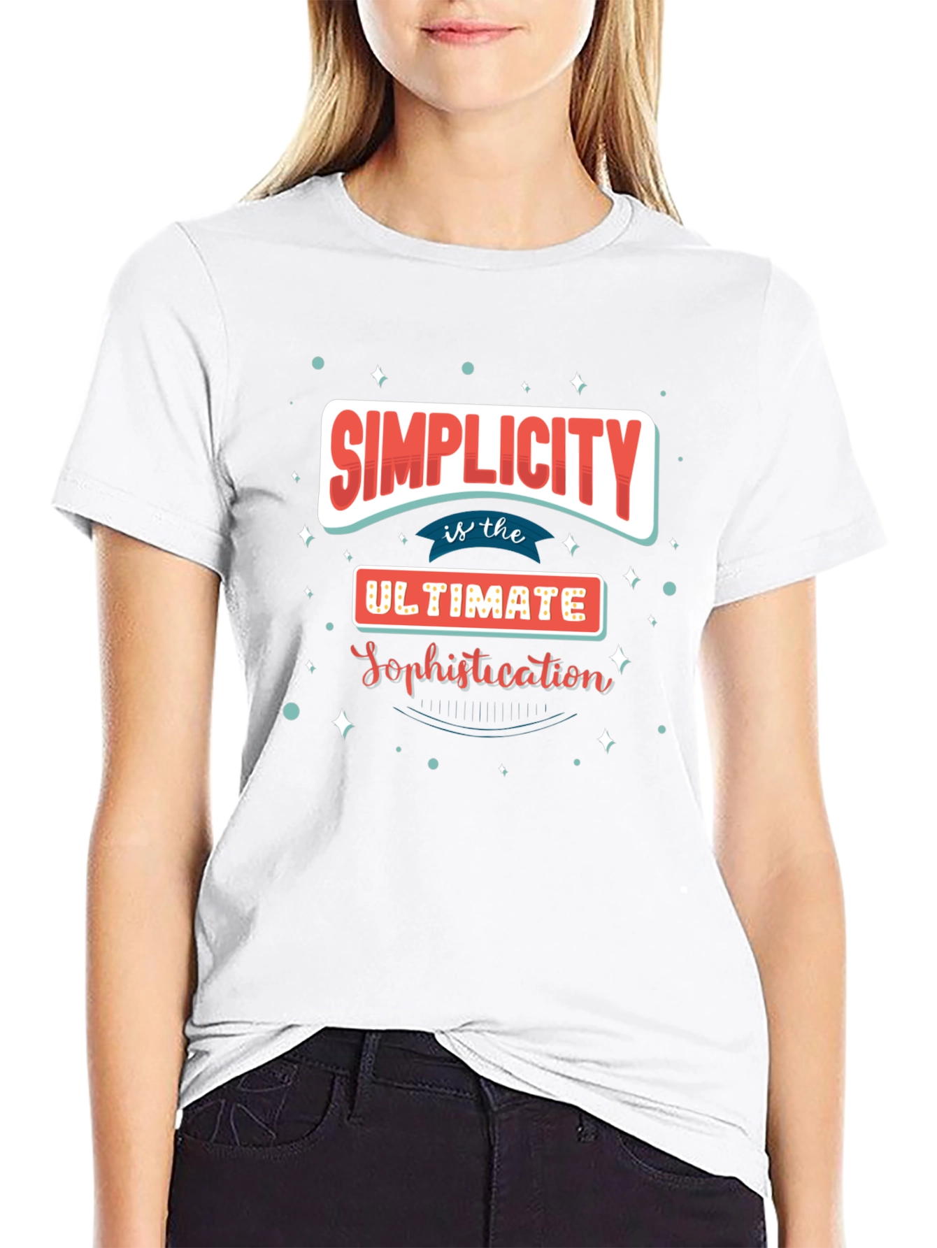 Simplicity is Sophistication Graphic T-Shirt