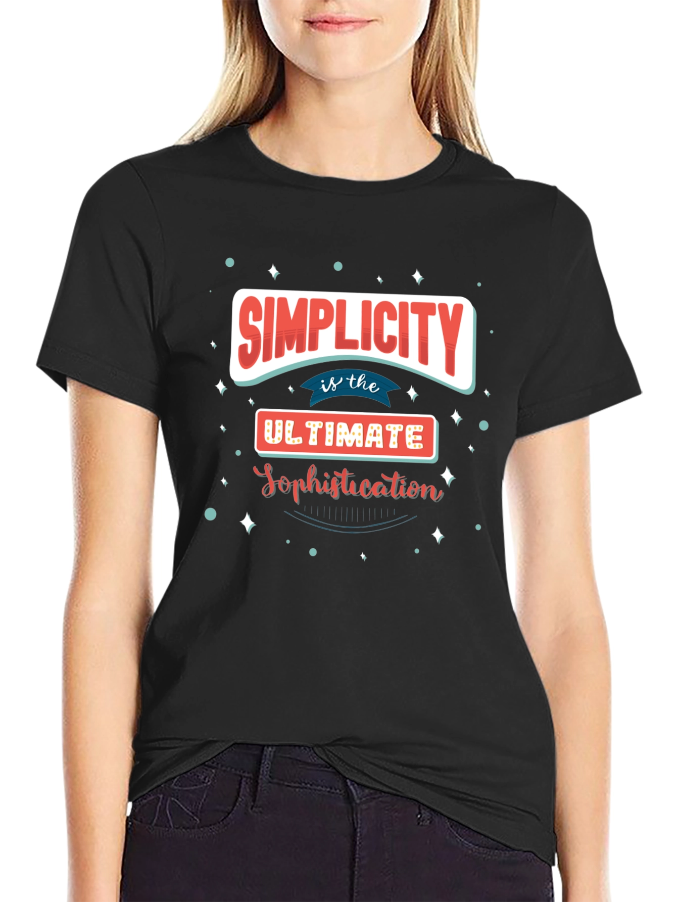 Simplicity is Sophistication Graphic T-Shirt