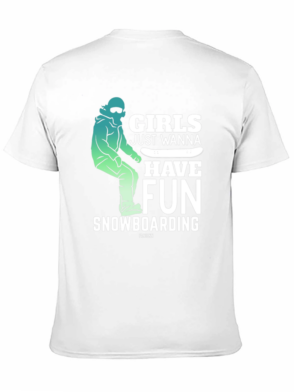 Girls Just Wanna Have Fun Snowboarding Tee