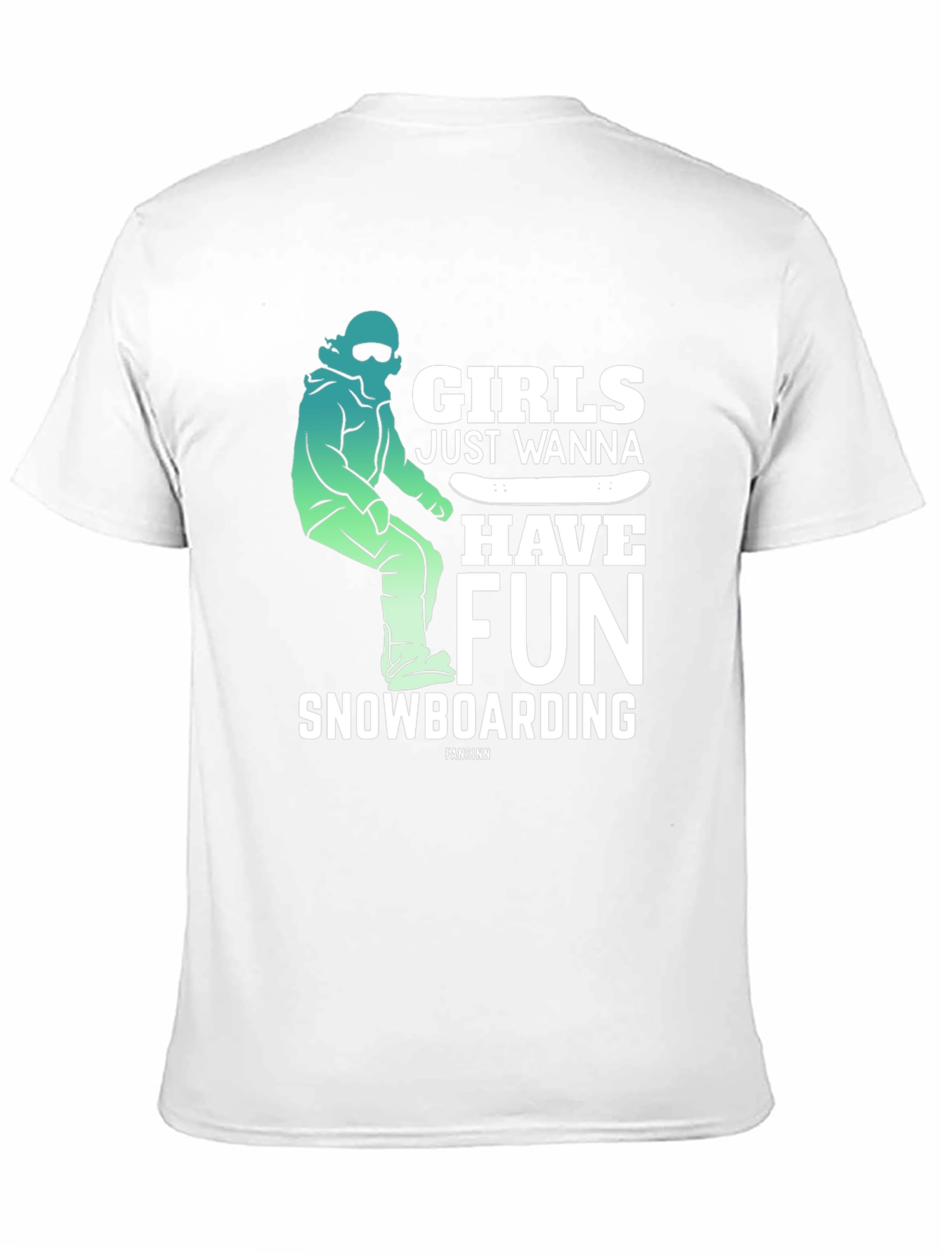 Girls Just Wanna Have Fun Snowboarding Tee