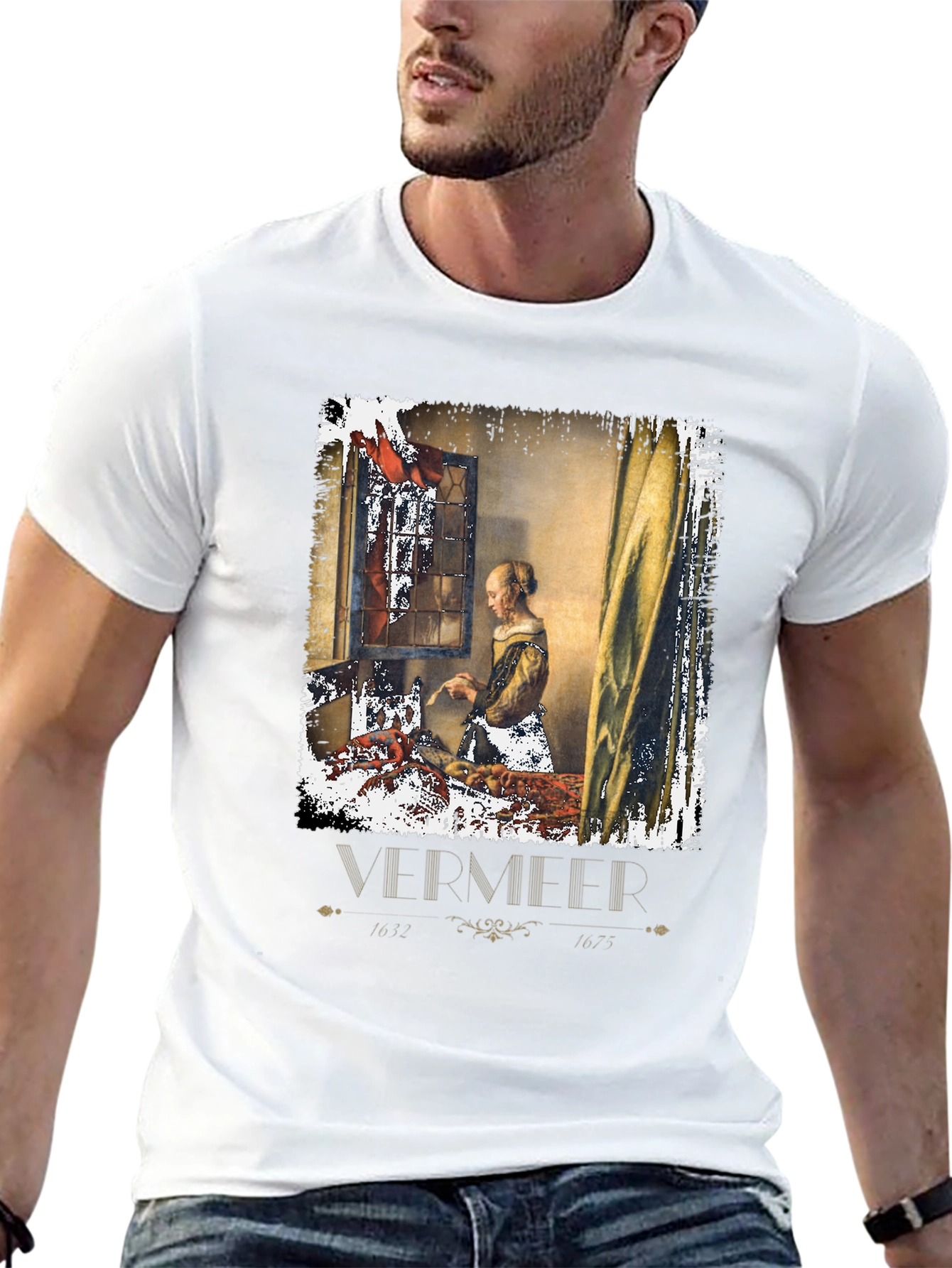 Vermeer Art T-Shirt: Classic Painting Tee