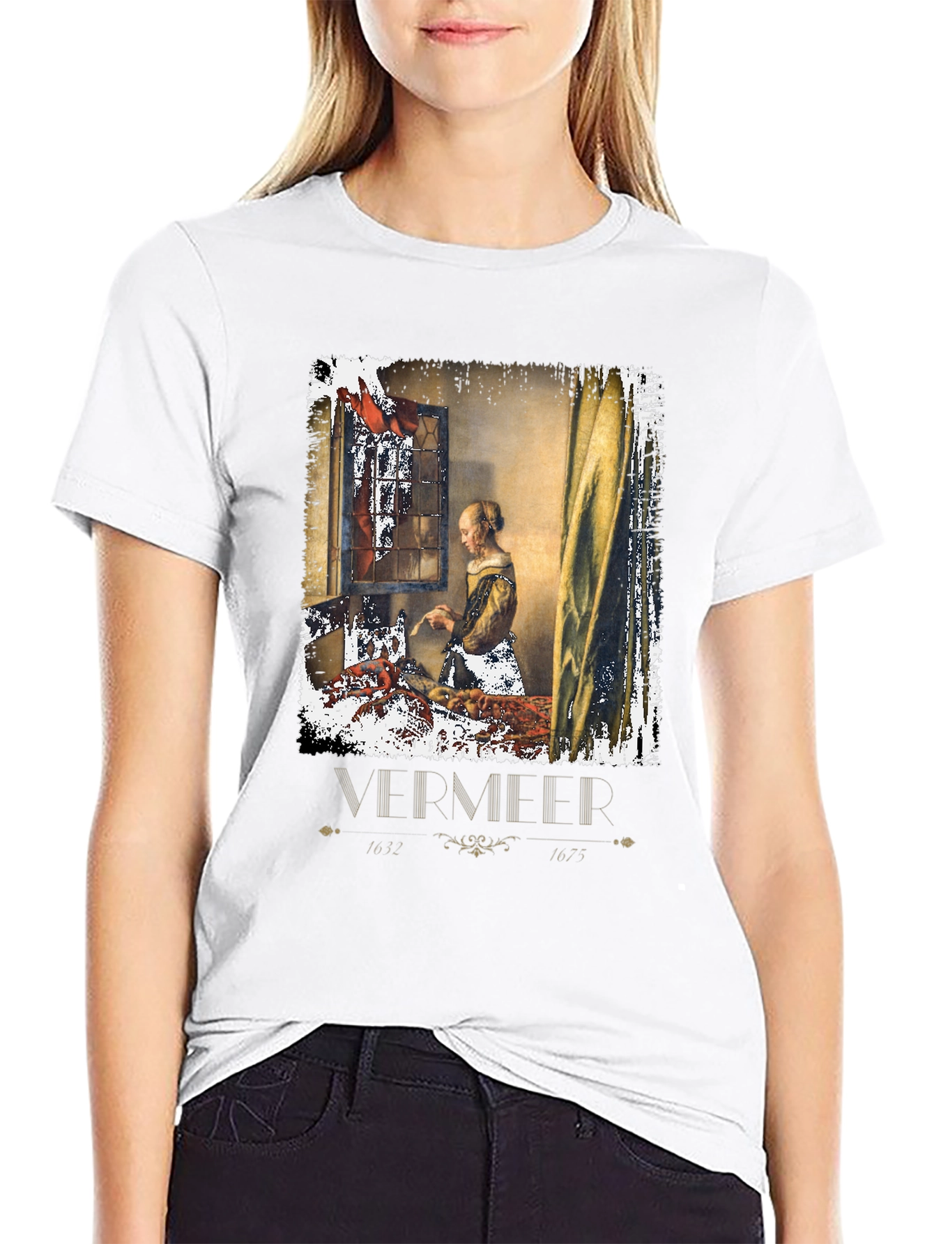 Vermeer Art T-Shirt: Classic Painting Tee