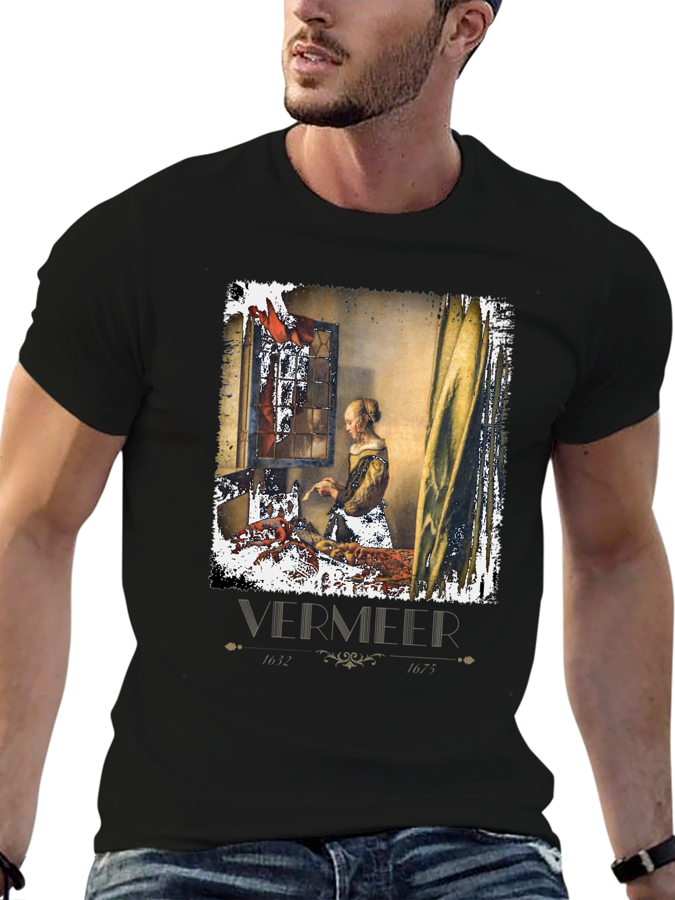 Vermeer Art T-Shirt: Classic Painting Tee