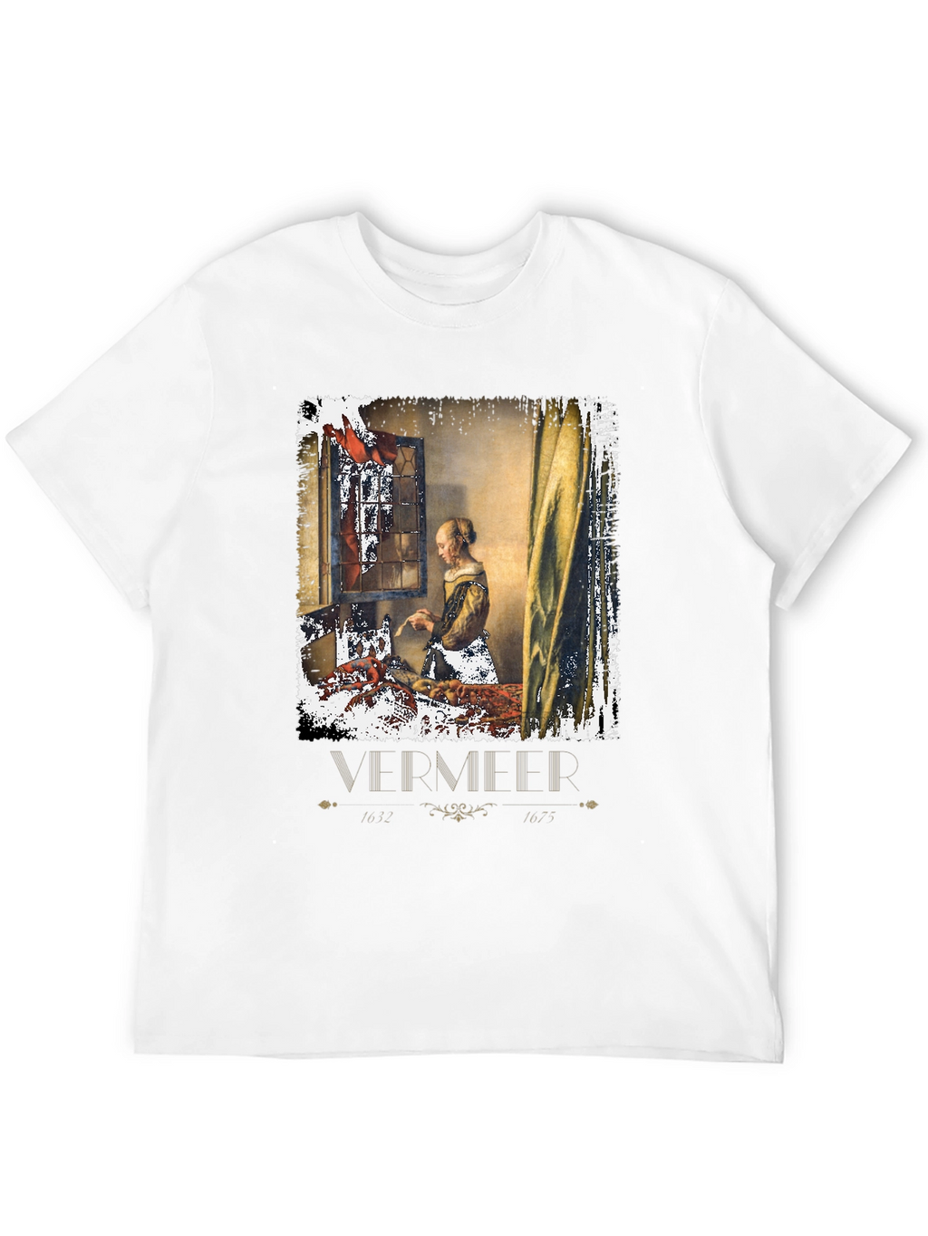 Vermeer Art T-Shirt: Classic Painting Tee