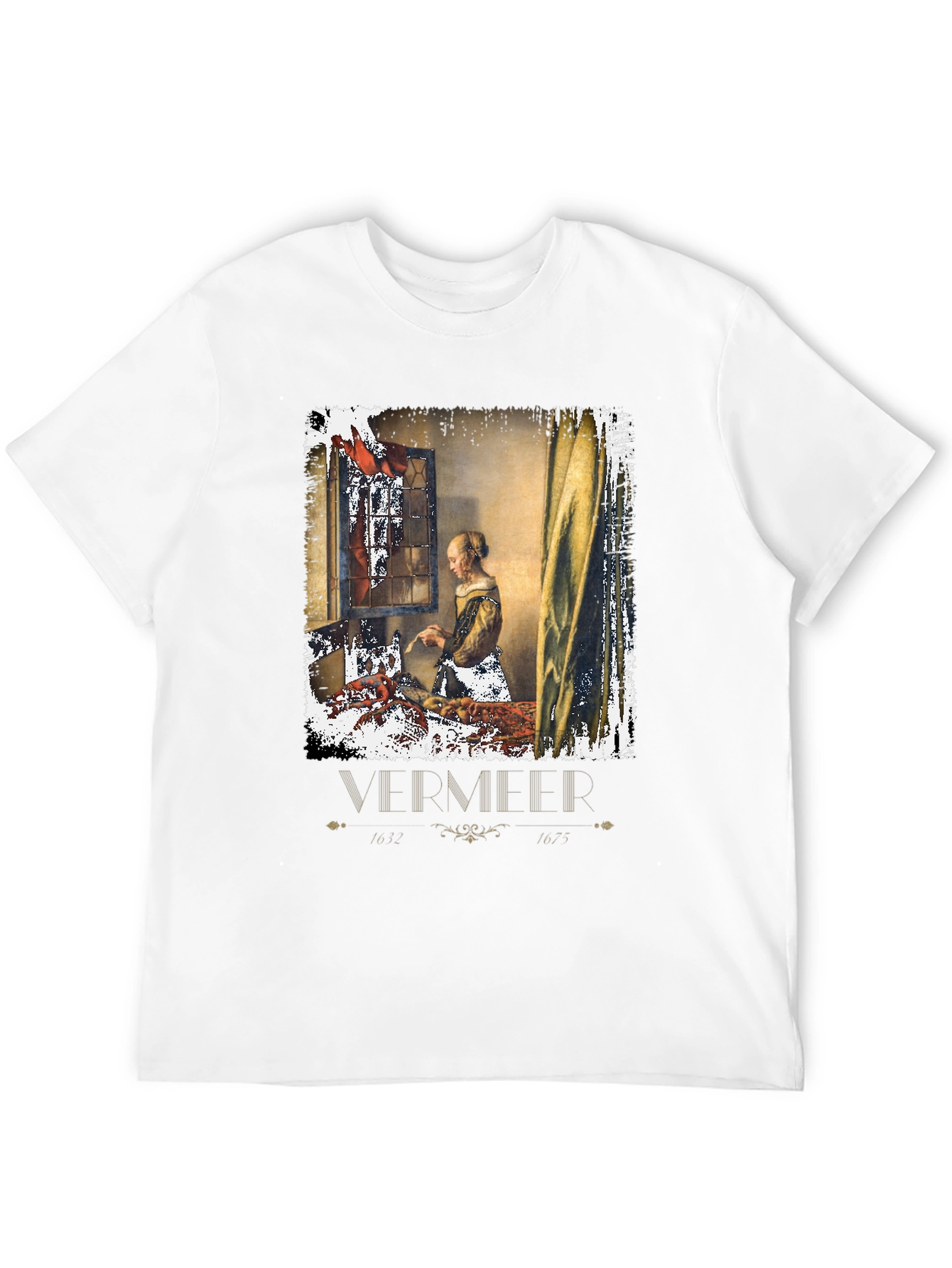 Vermeer Art T-Shirt: Classic Painting Tee